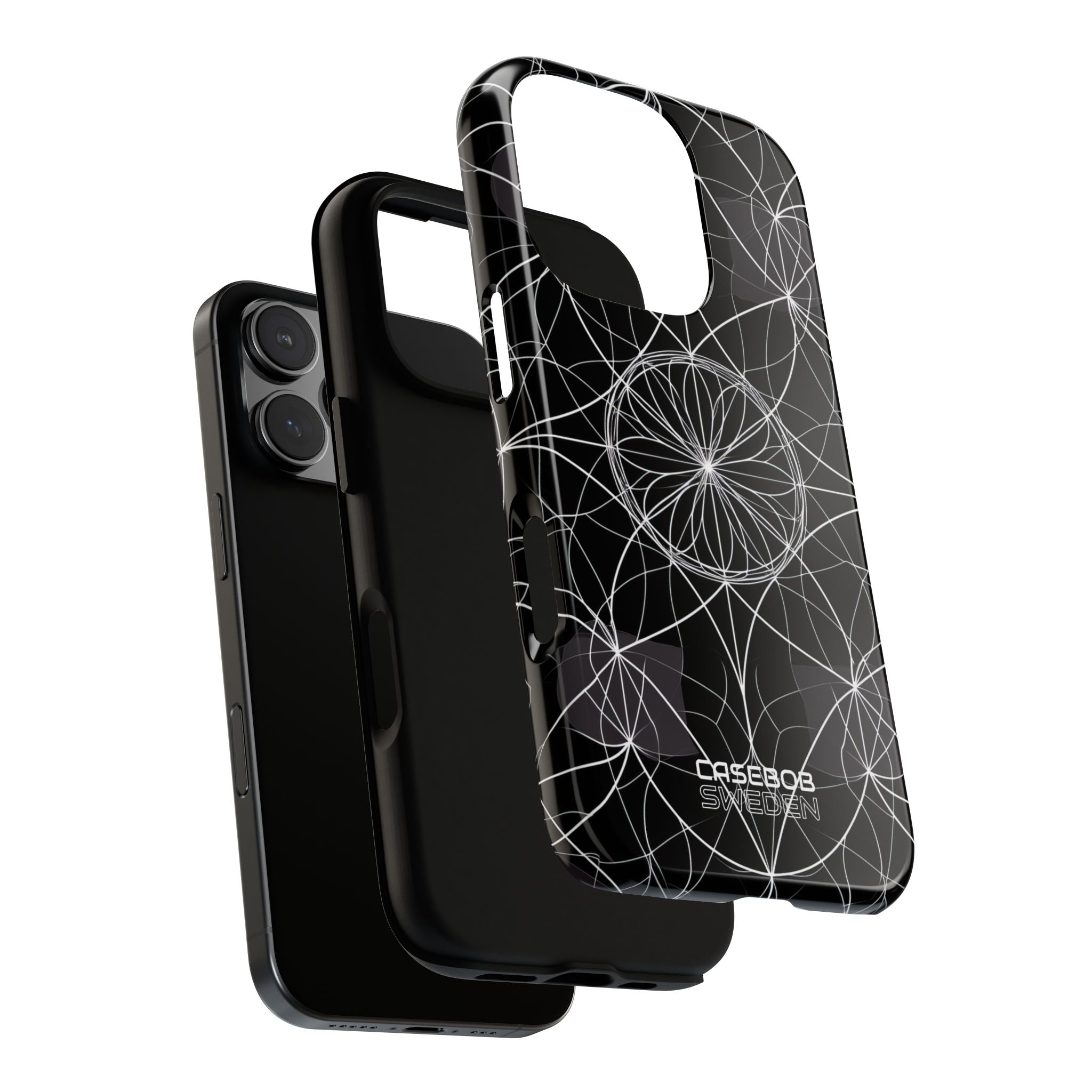 Symmetric Line Bloom iPhone 16 - Tough