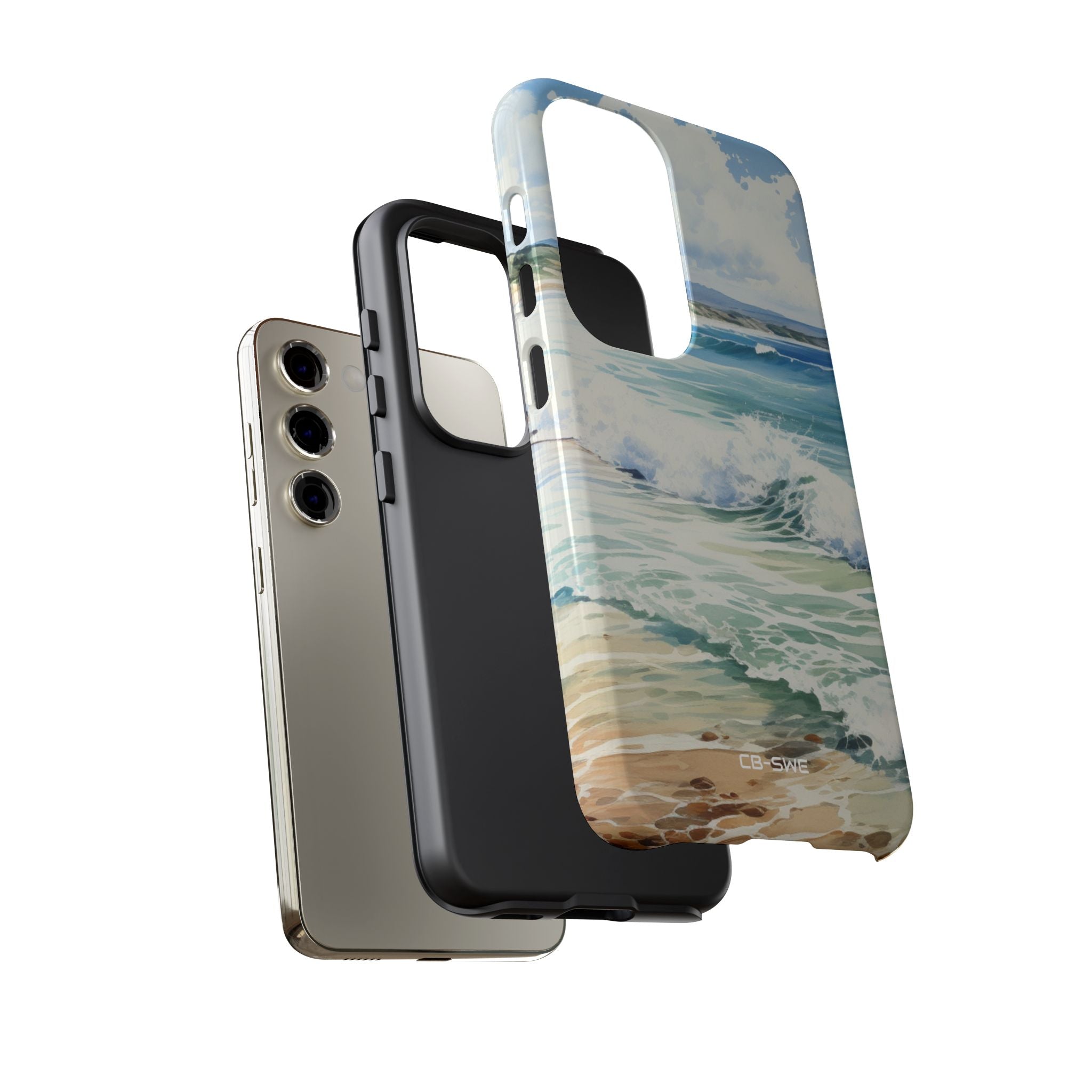 Serene Coastal Watercolors - Samsung Case