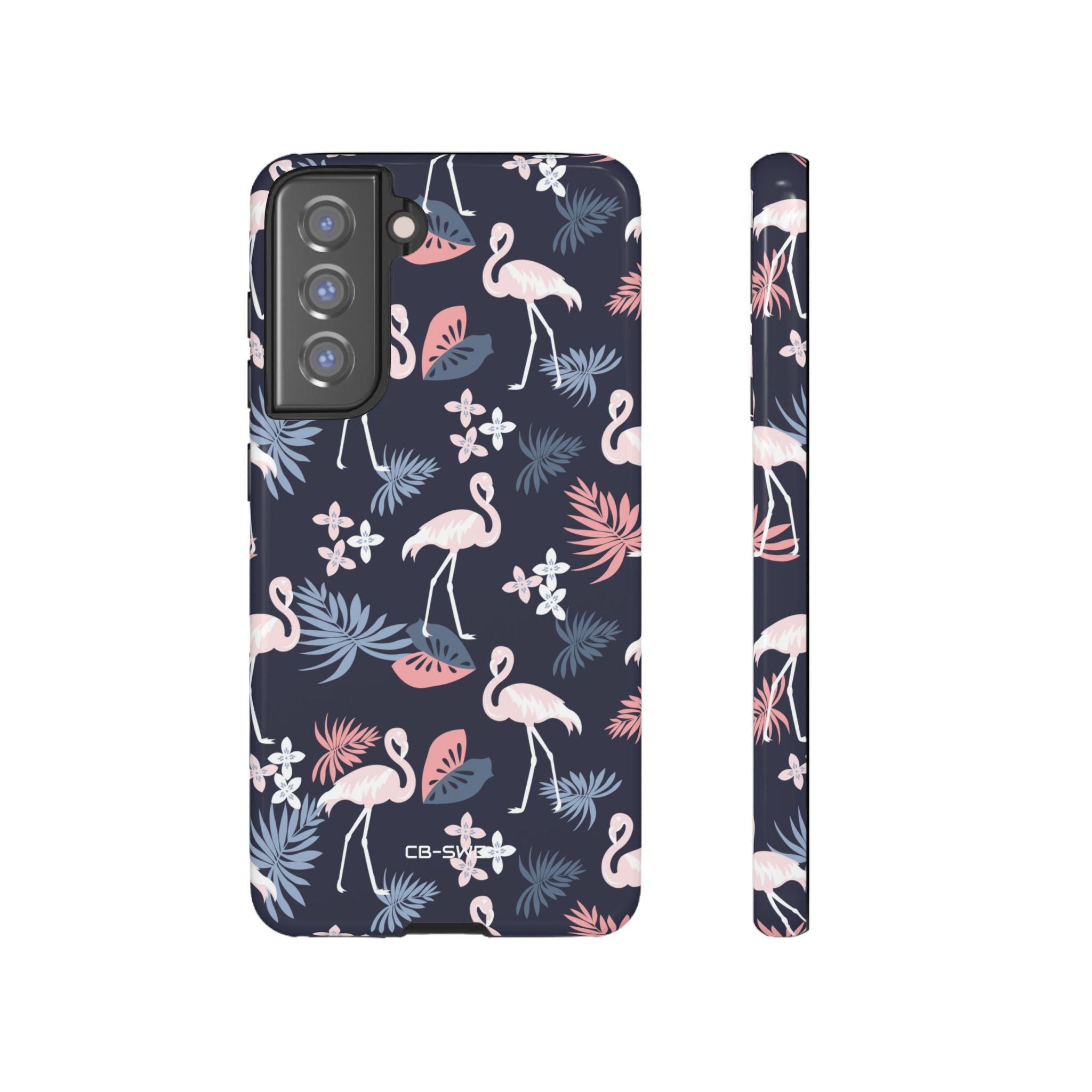Flamingos Dance Playfully - Samsung Case