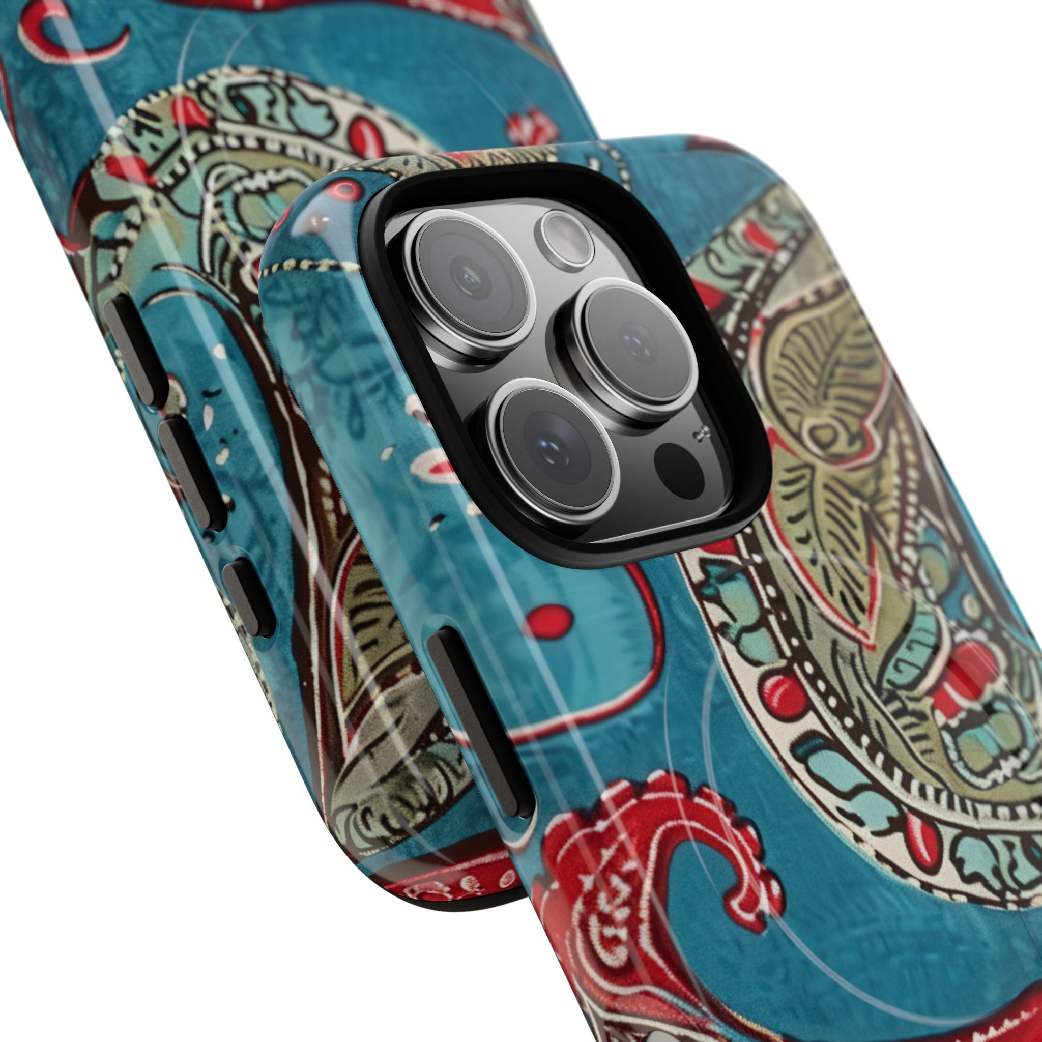 Paisley Floral Fusion iPhone 16 - Tough+