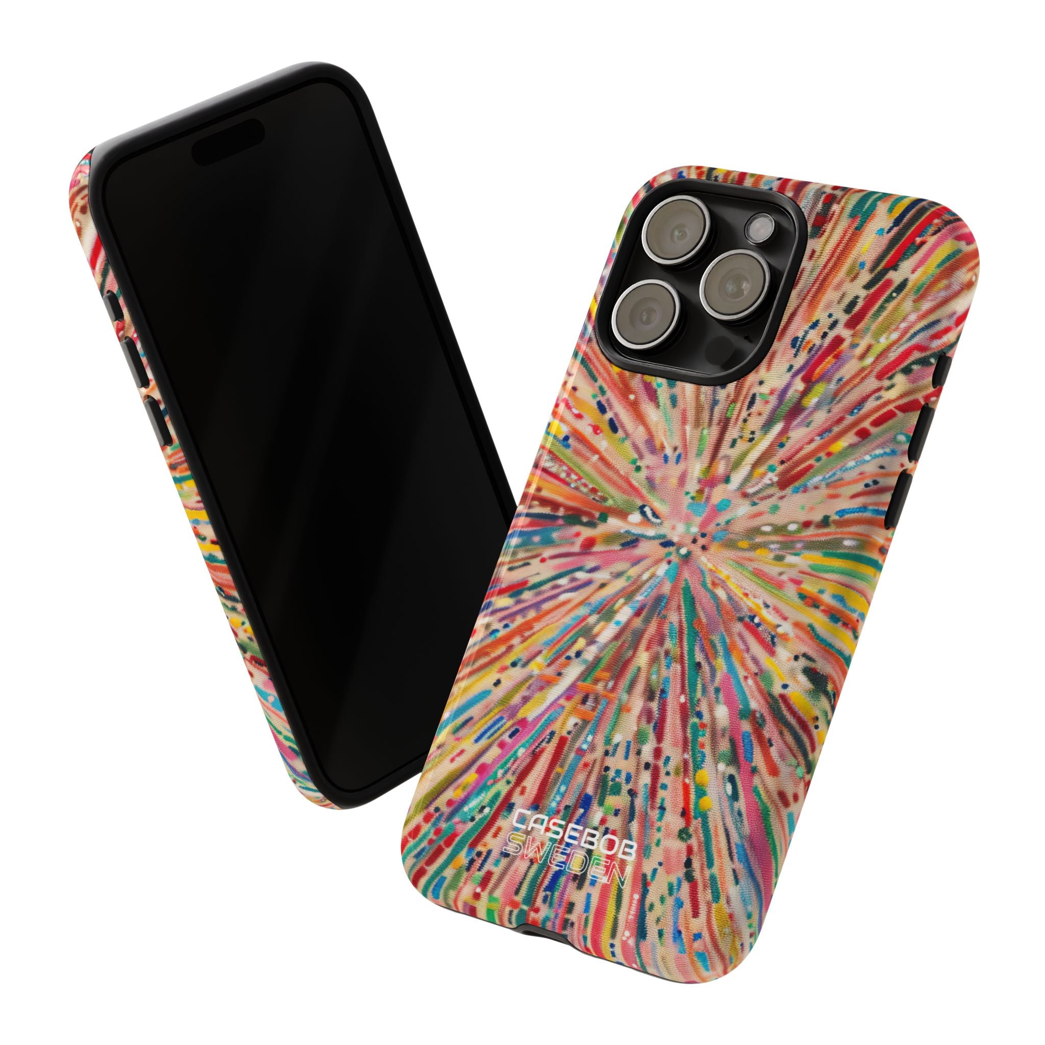 Esplosione di Colori Radianti iPhone 15 - Tough