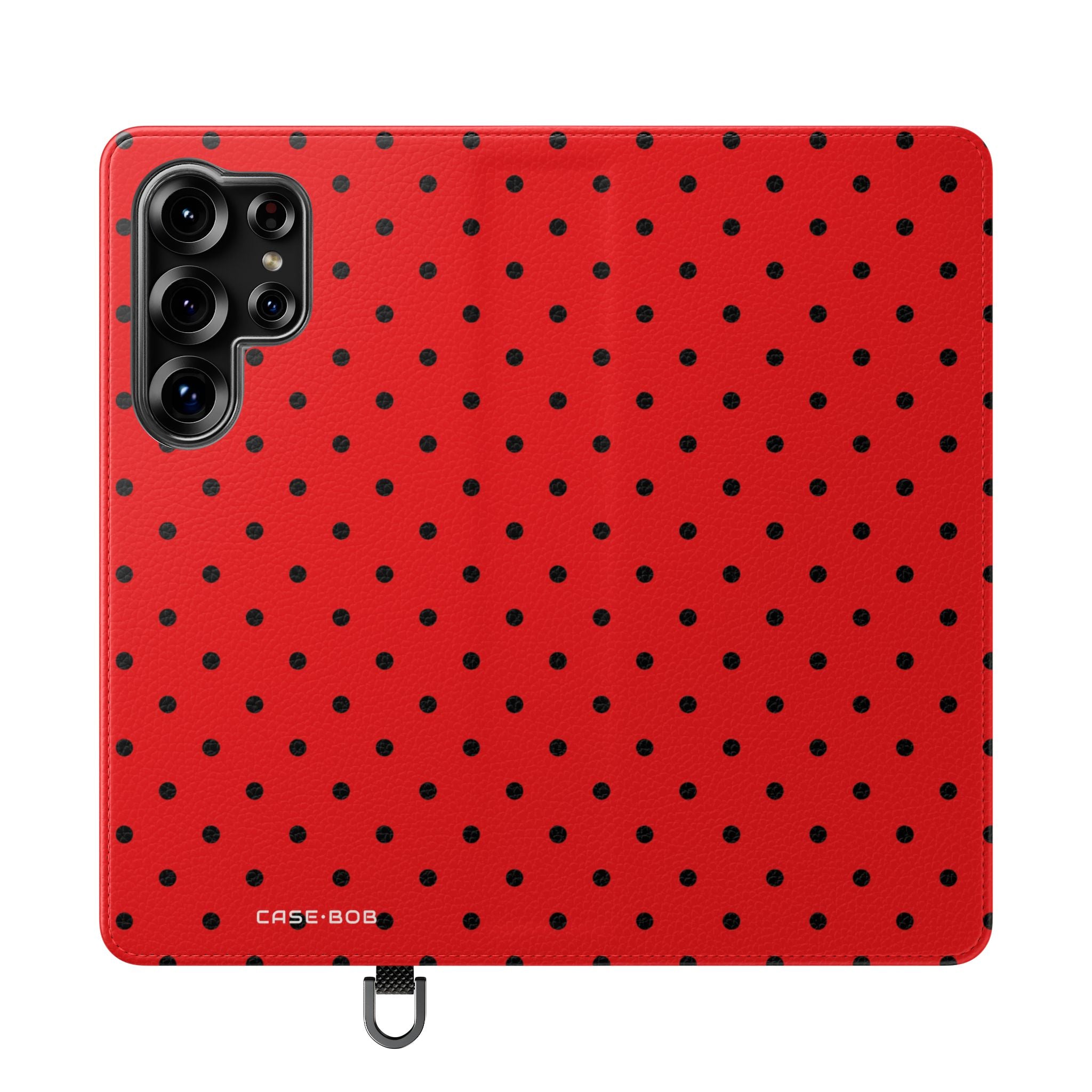 Black Dot Grid - Samsung S25 Ultra Case - Wallet