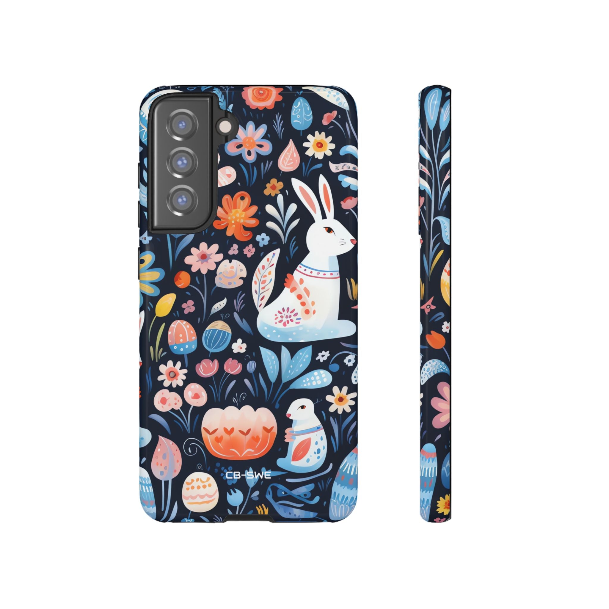 Bunnies Play Among Flowers - Samsung Case