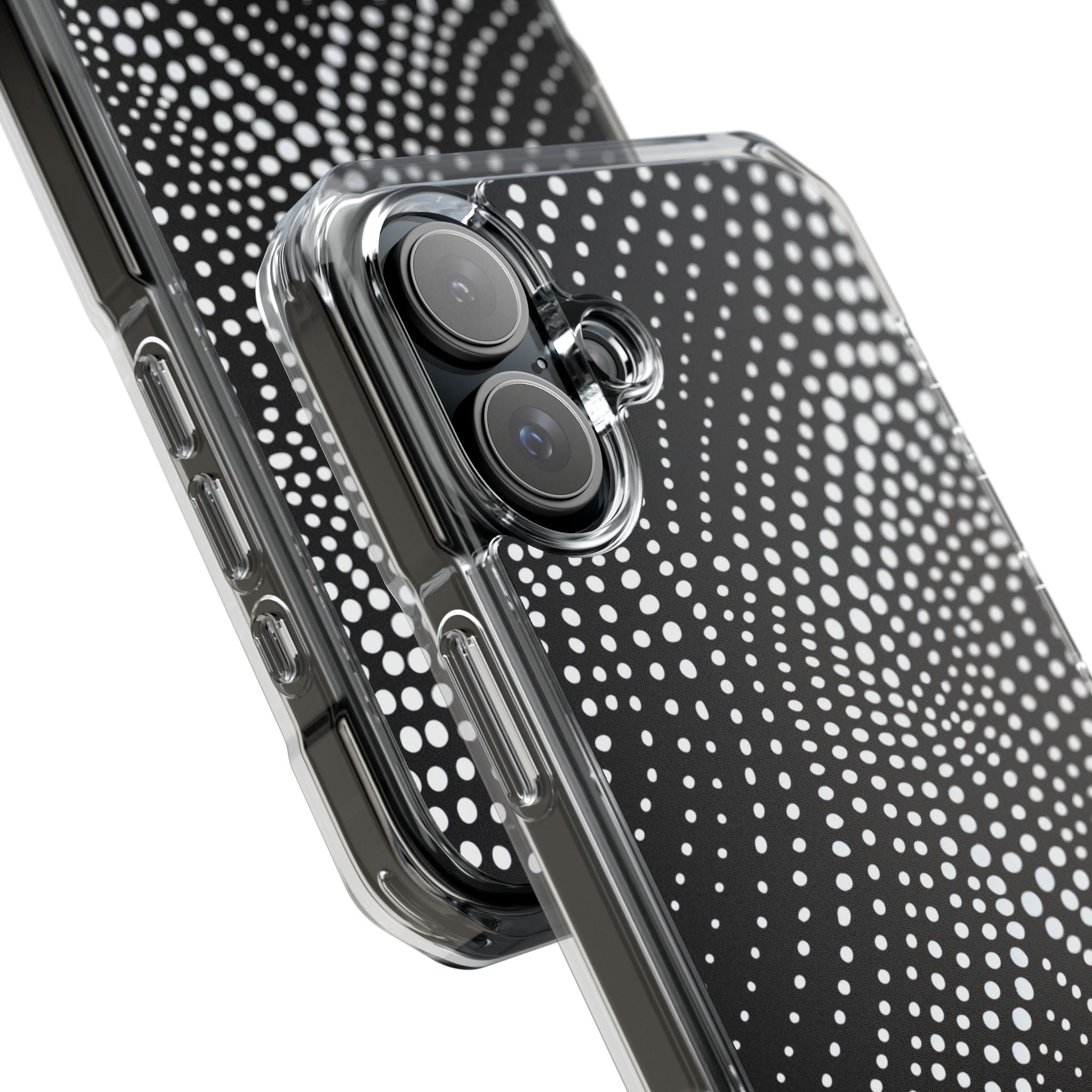 Waves of Dots iPhone 16 - Impact Clear+