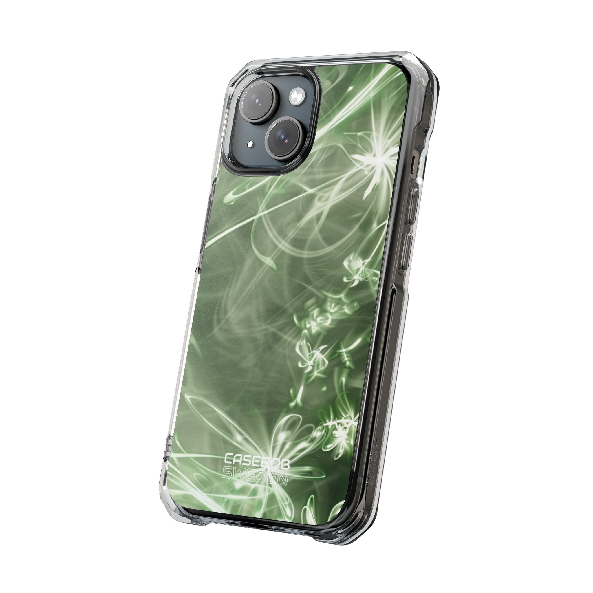 Green Spirit Flow iPhone 15 - Impact Clear+