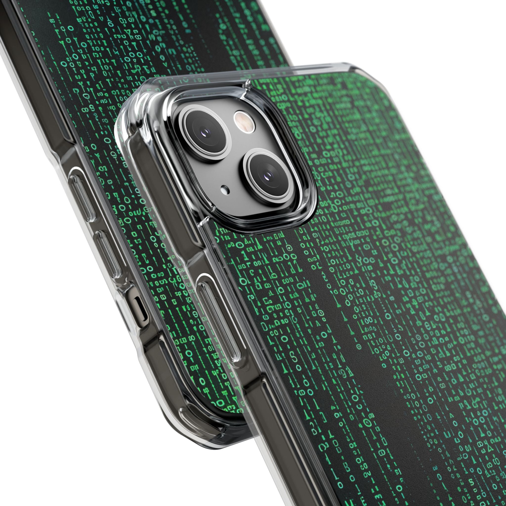 Neon Data Stream iPhone 14 - Impact Clear+