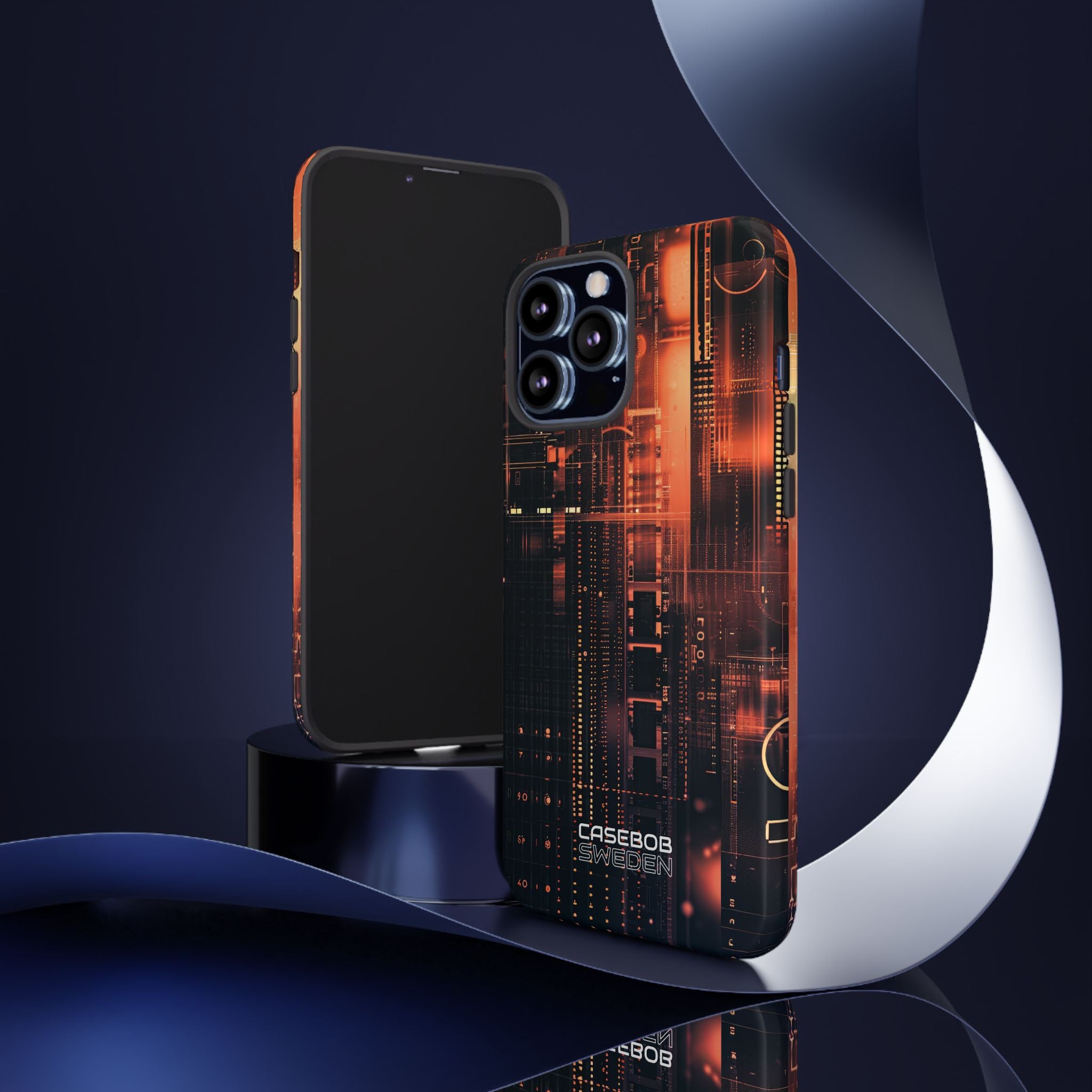 Neon Circuit Dreams iPhone 13 - Tough
