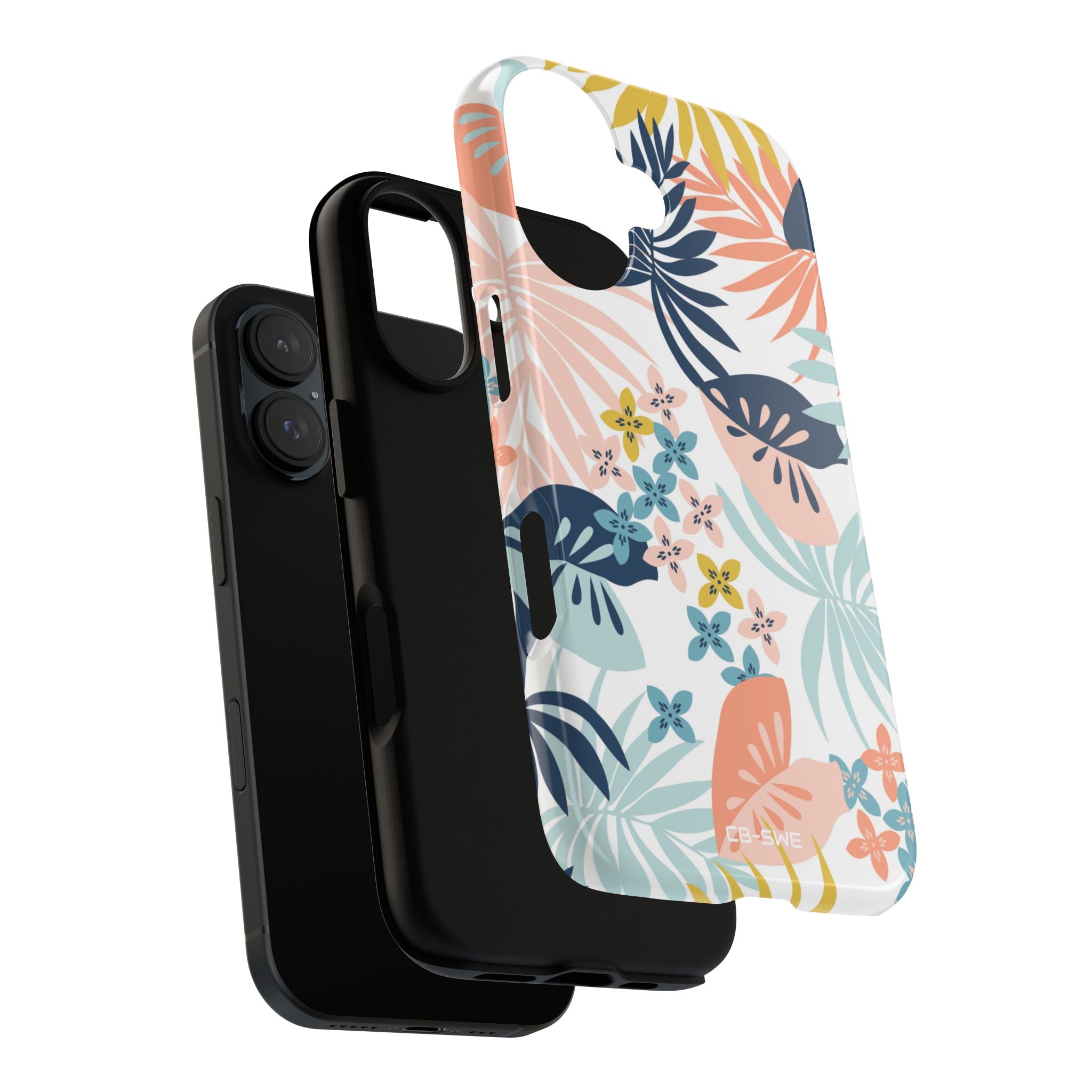 Tropical Foliage Blooms - iPhone Case