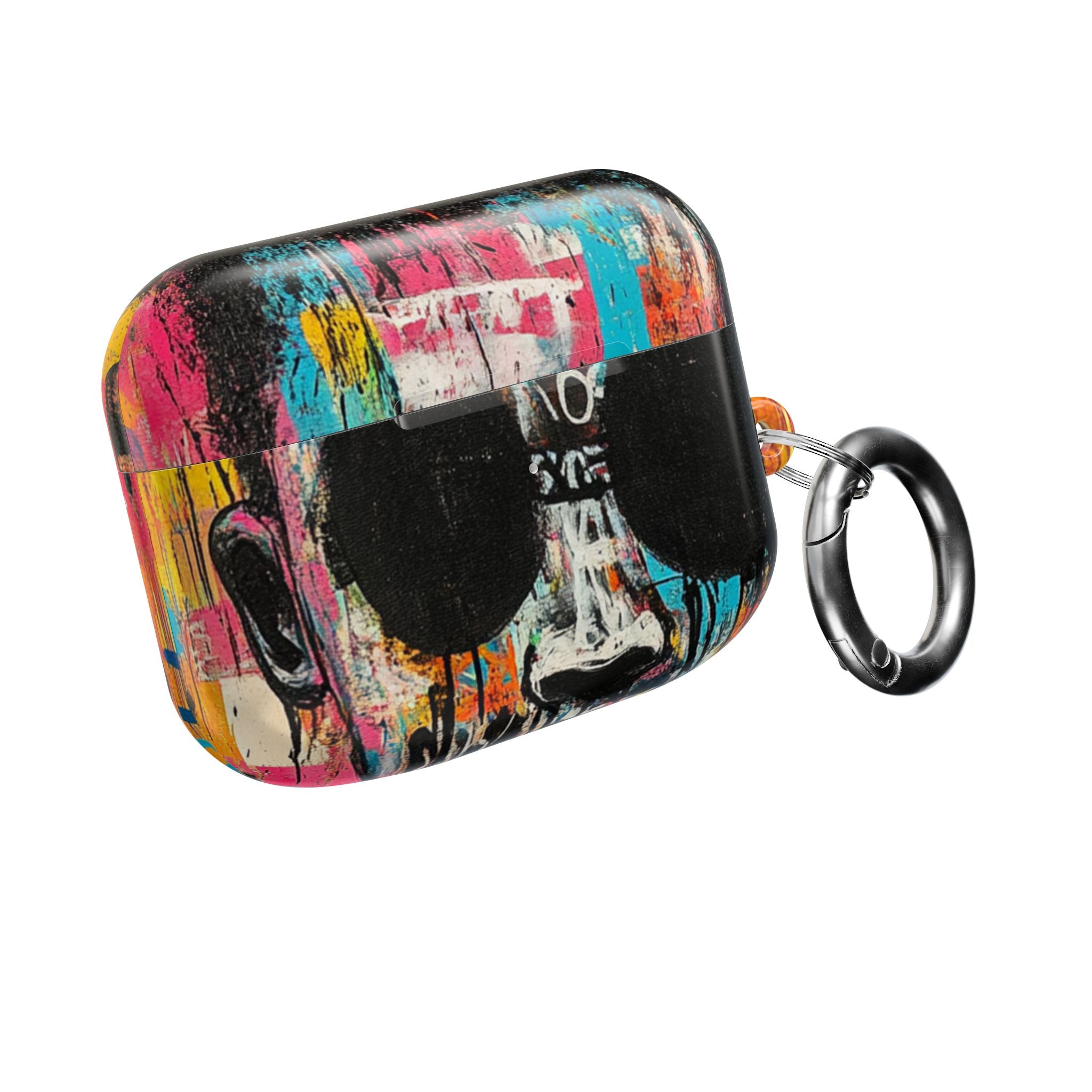 Black Orb Face - AirPods Case