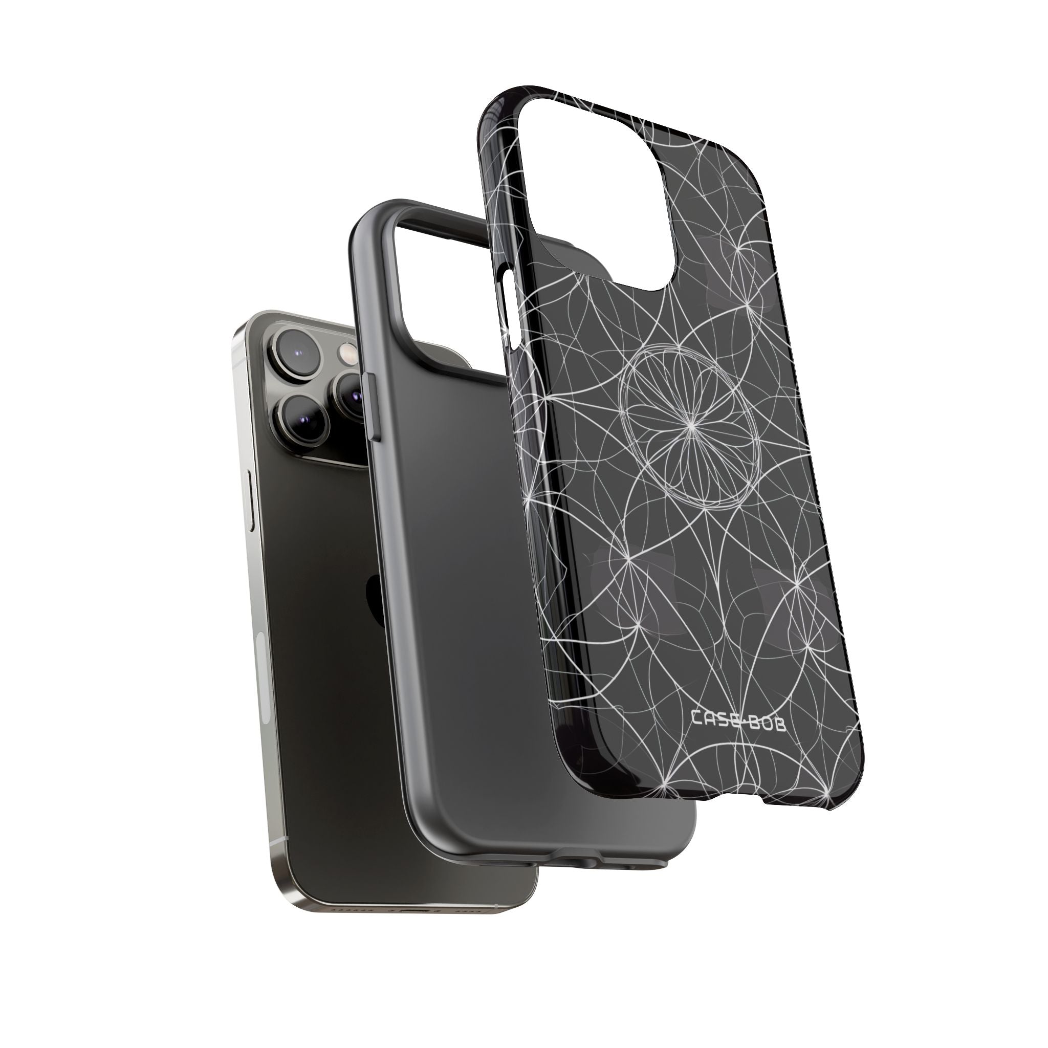 Radiant Petal Orbit iPhone 14 Pro Max Case - Tough