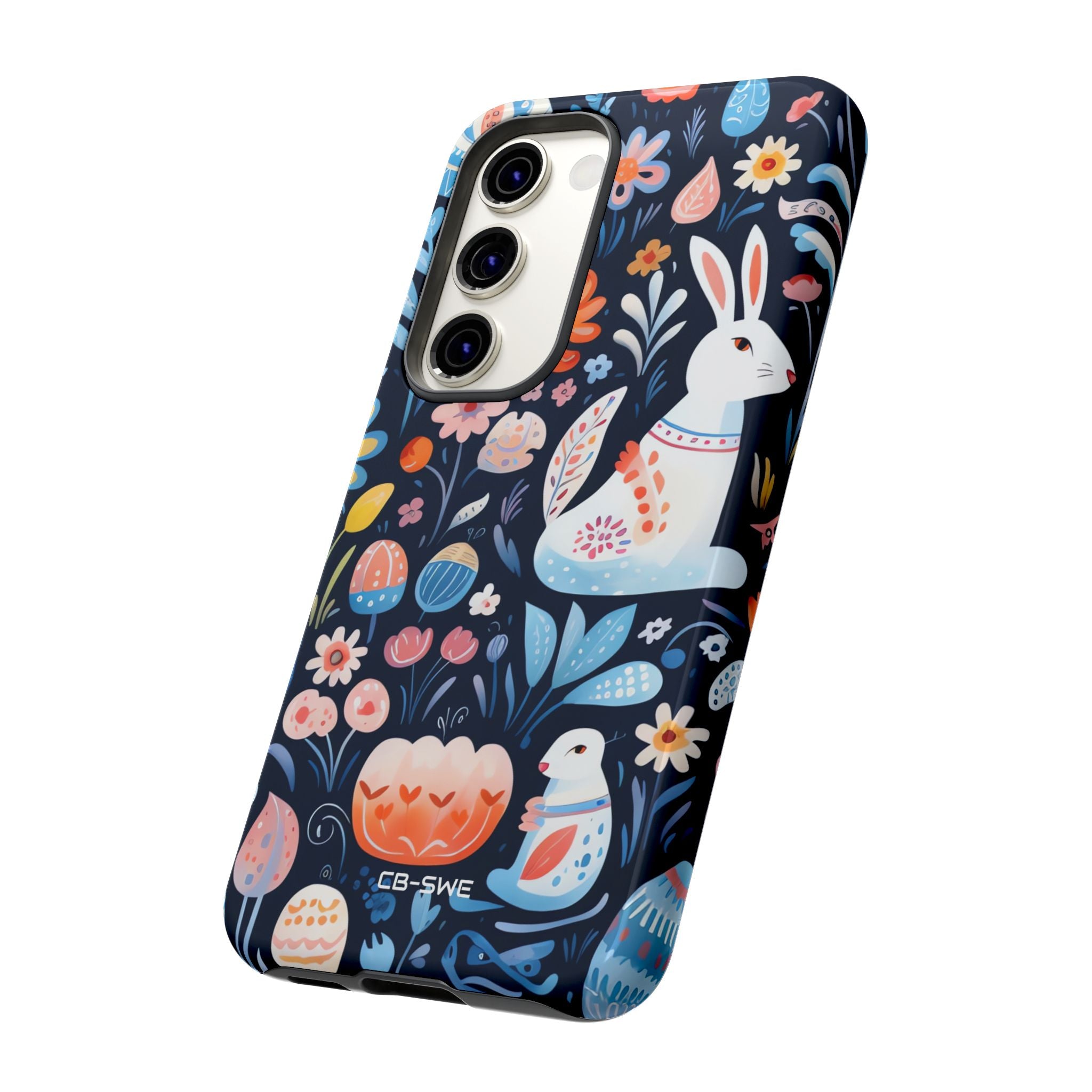 Bunnies Play Among Flowers - Samsung Case