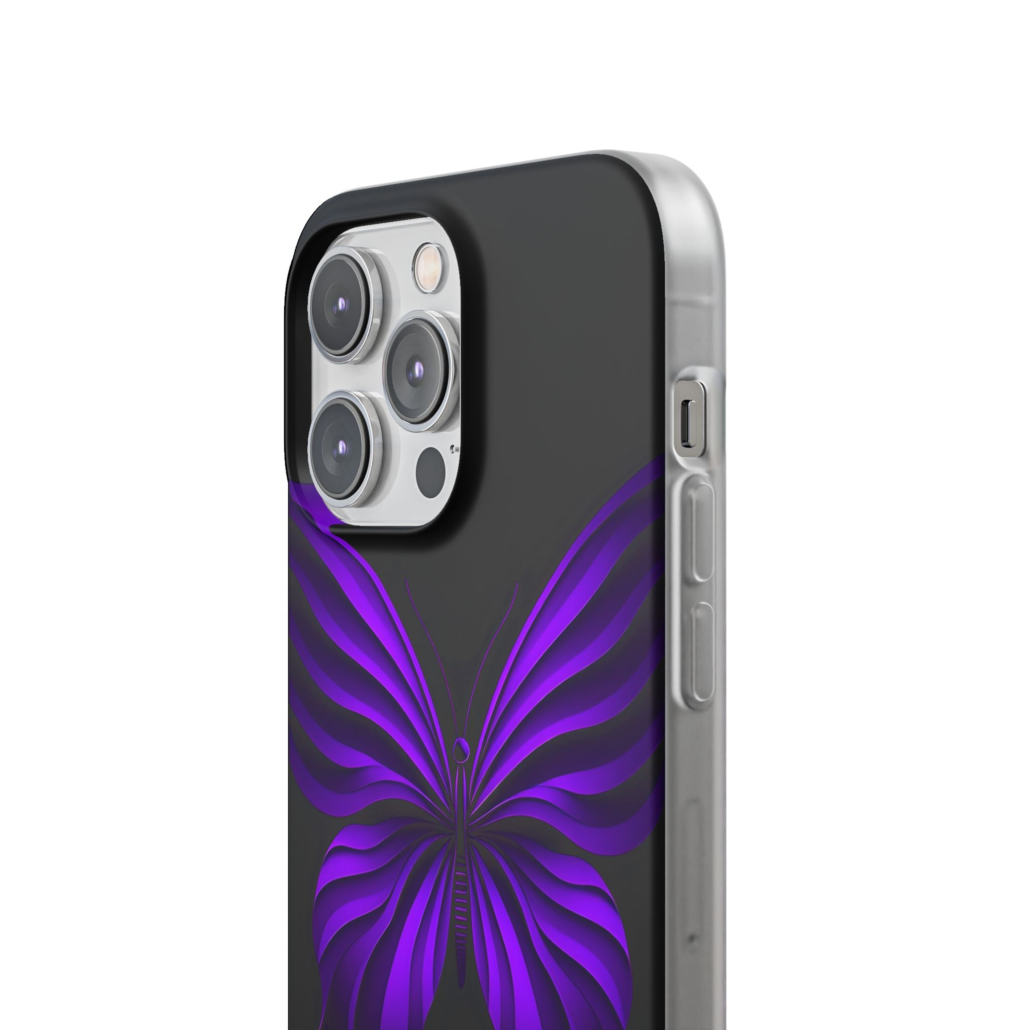 Violet Monarch iPhone 14 Pro Max Case - Soft