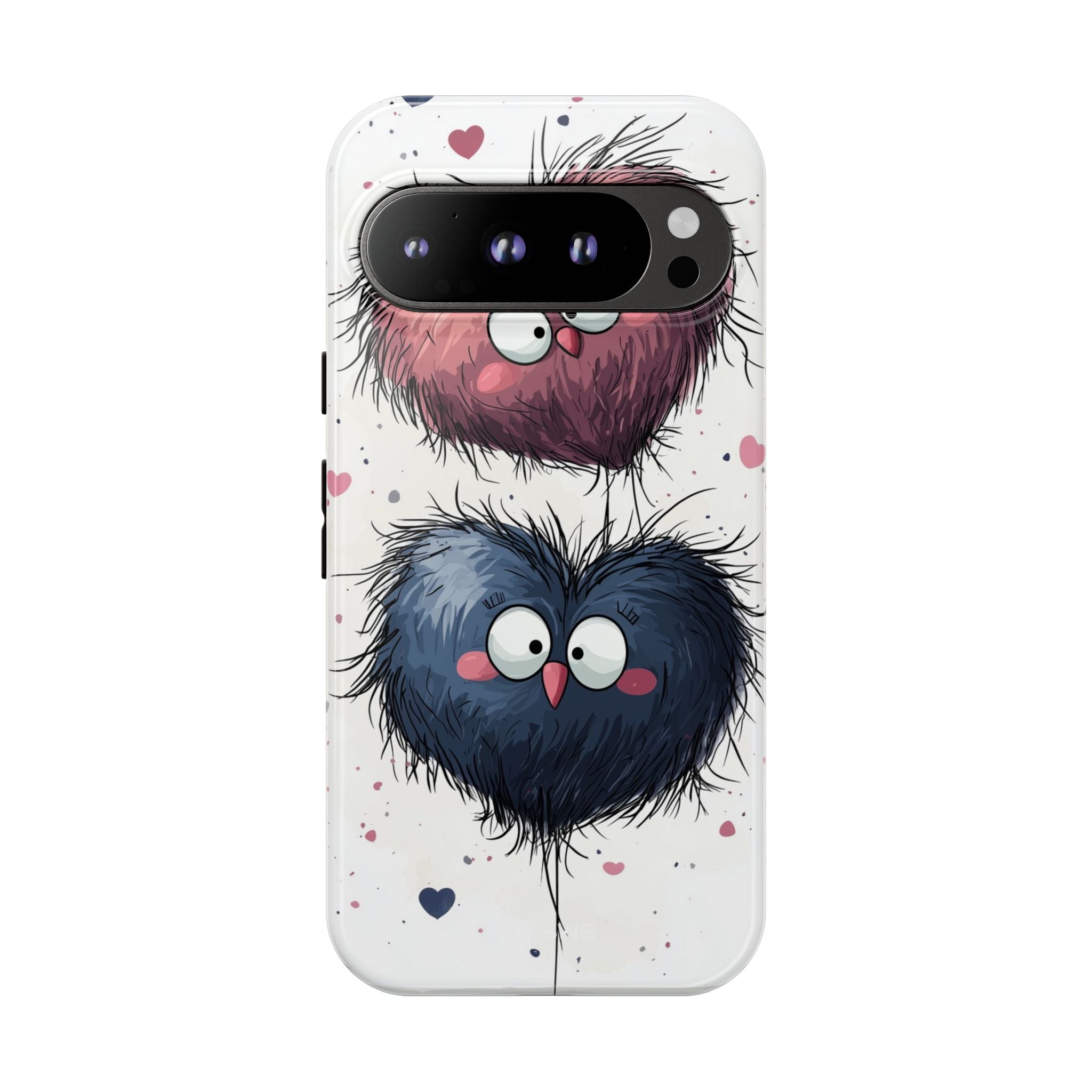 Fluffy Hearts Embrace - Google Pixel Case