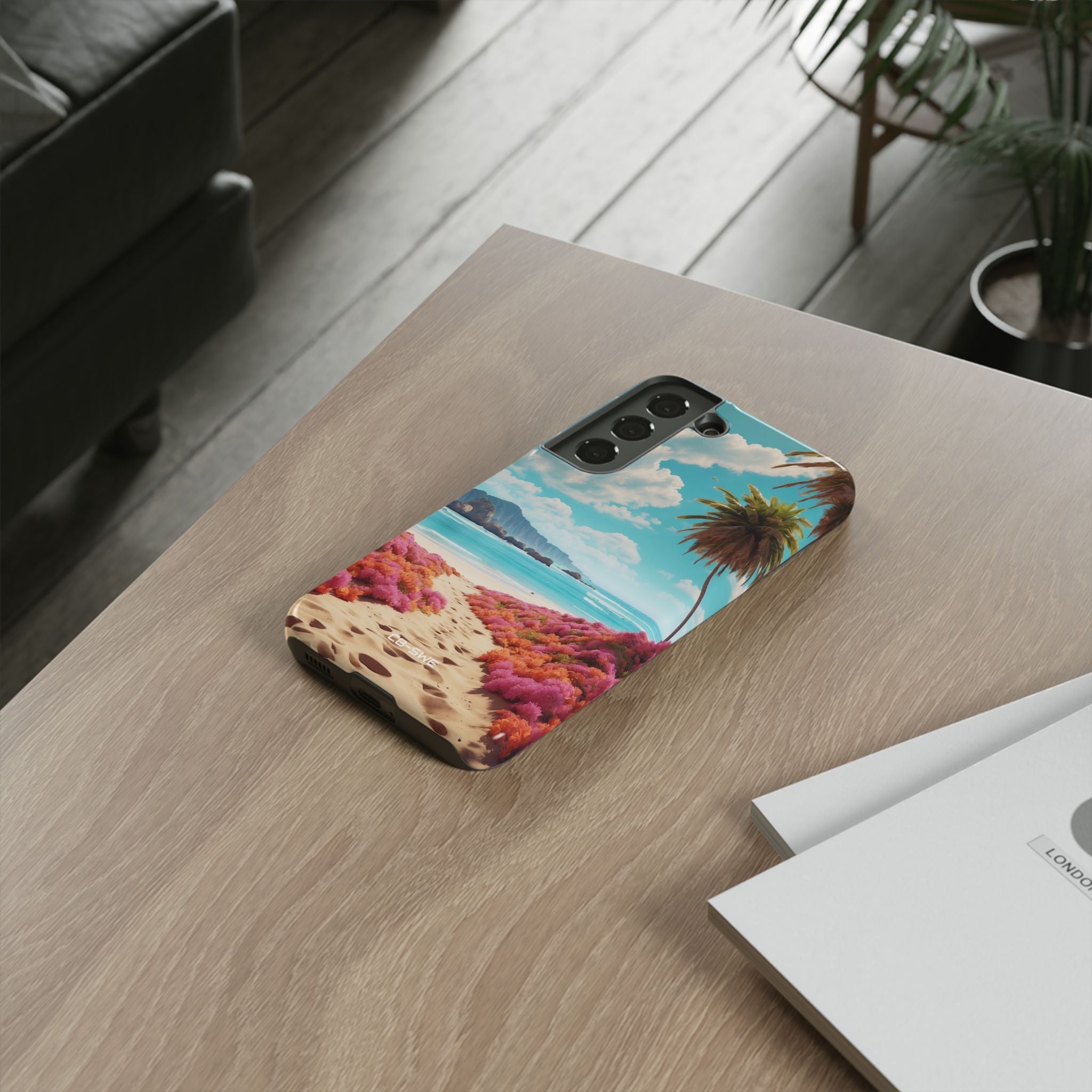 Tropical Flowers Frame - Samsung Case