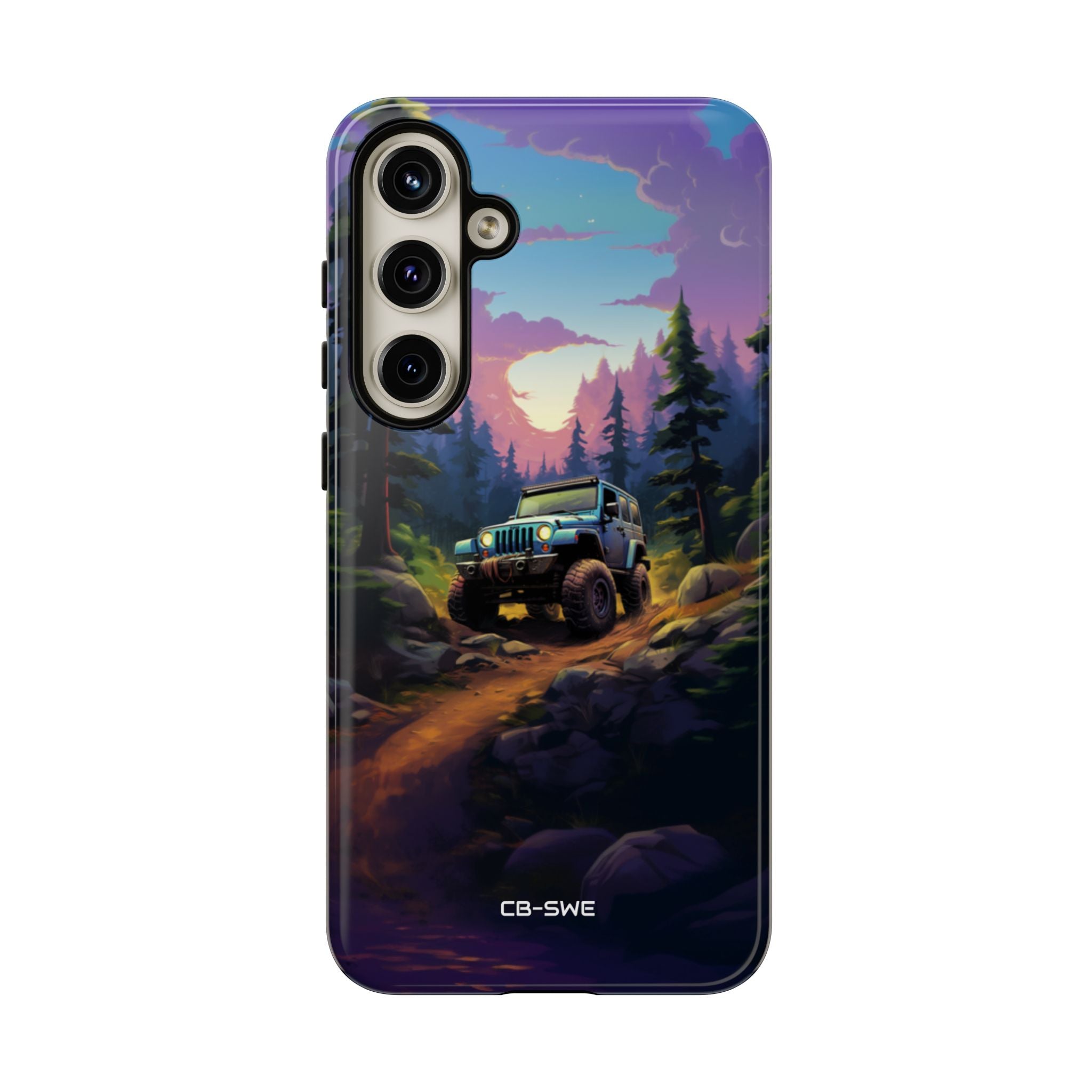Sunset Forest Drive - Samsung Case