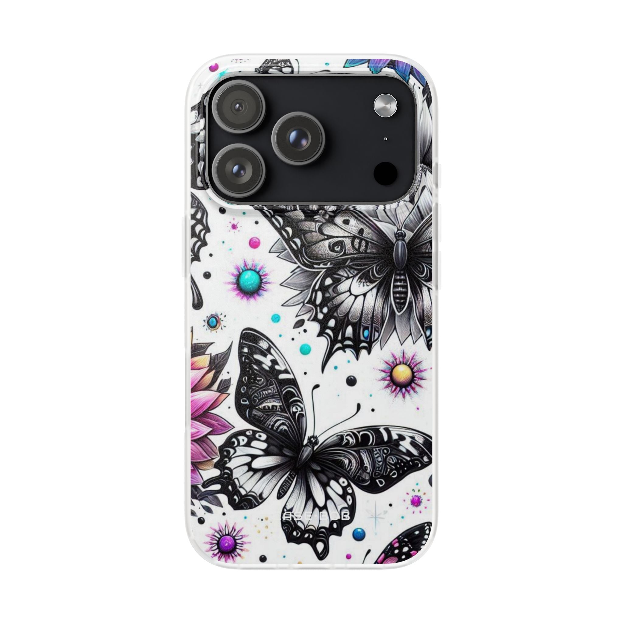 Butterfly Bloom iPhone 17 Pro Case - Soft