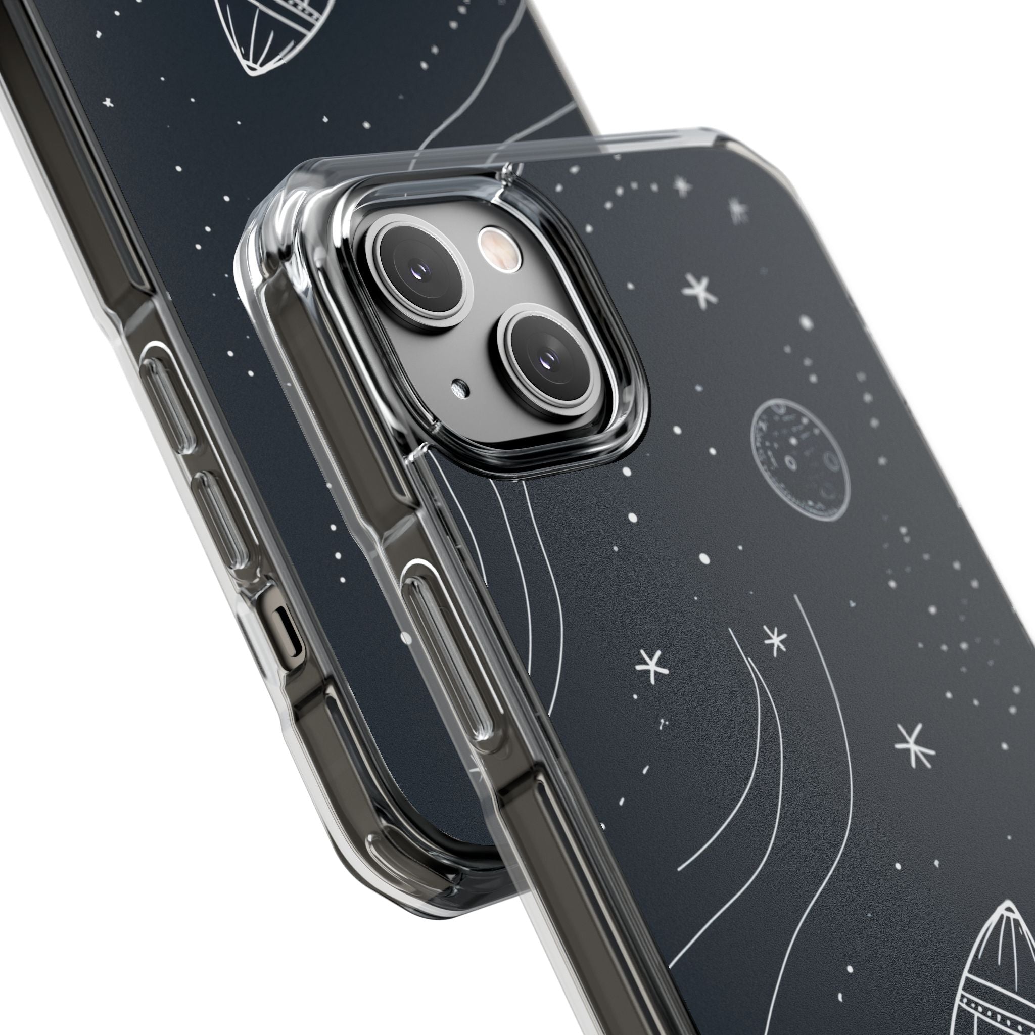 Cosmic Rocket Drift iPhone 14 - Impact Clear+