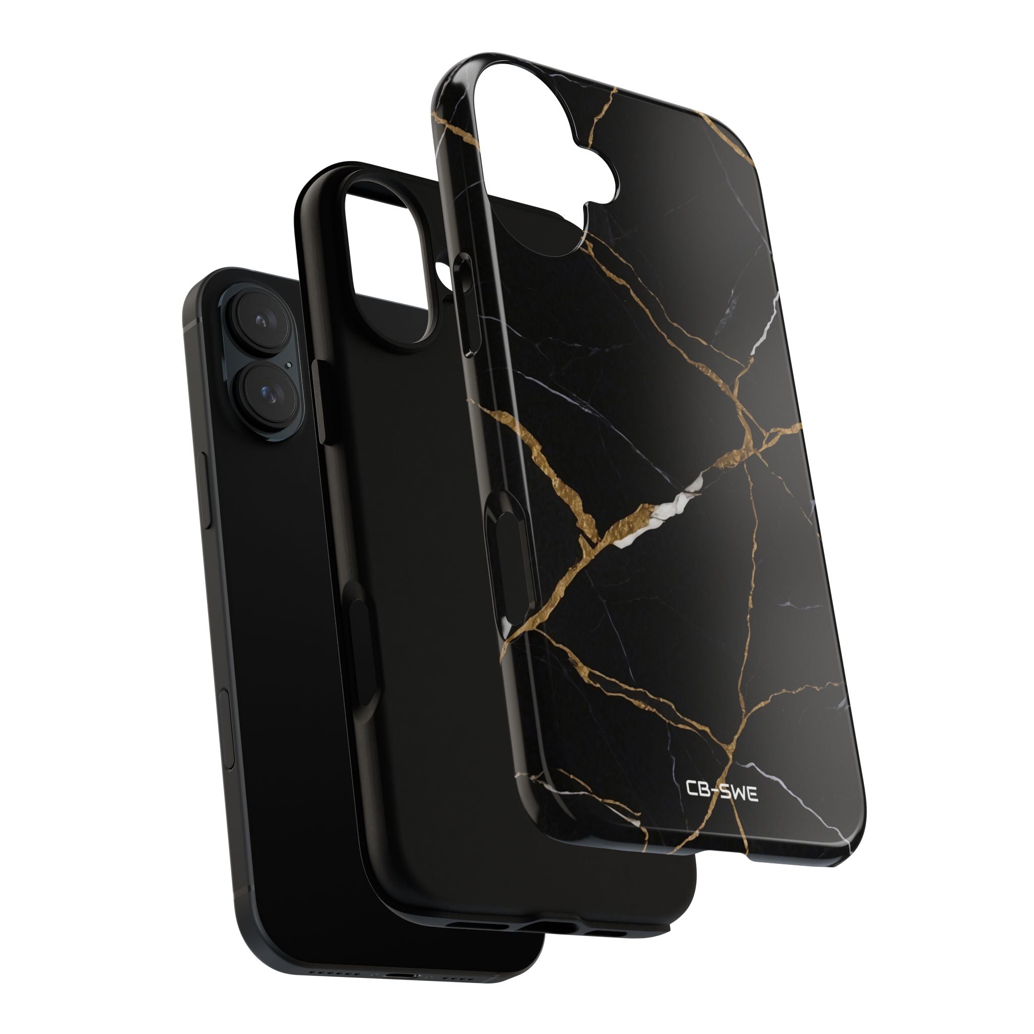 Golden Veins Emerge - iPhone Case