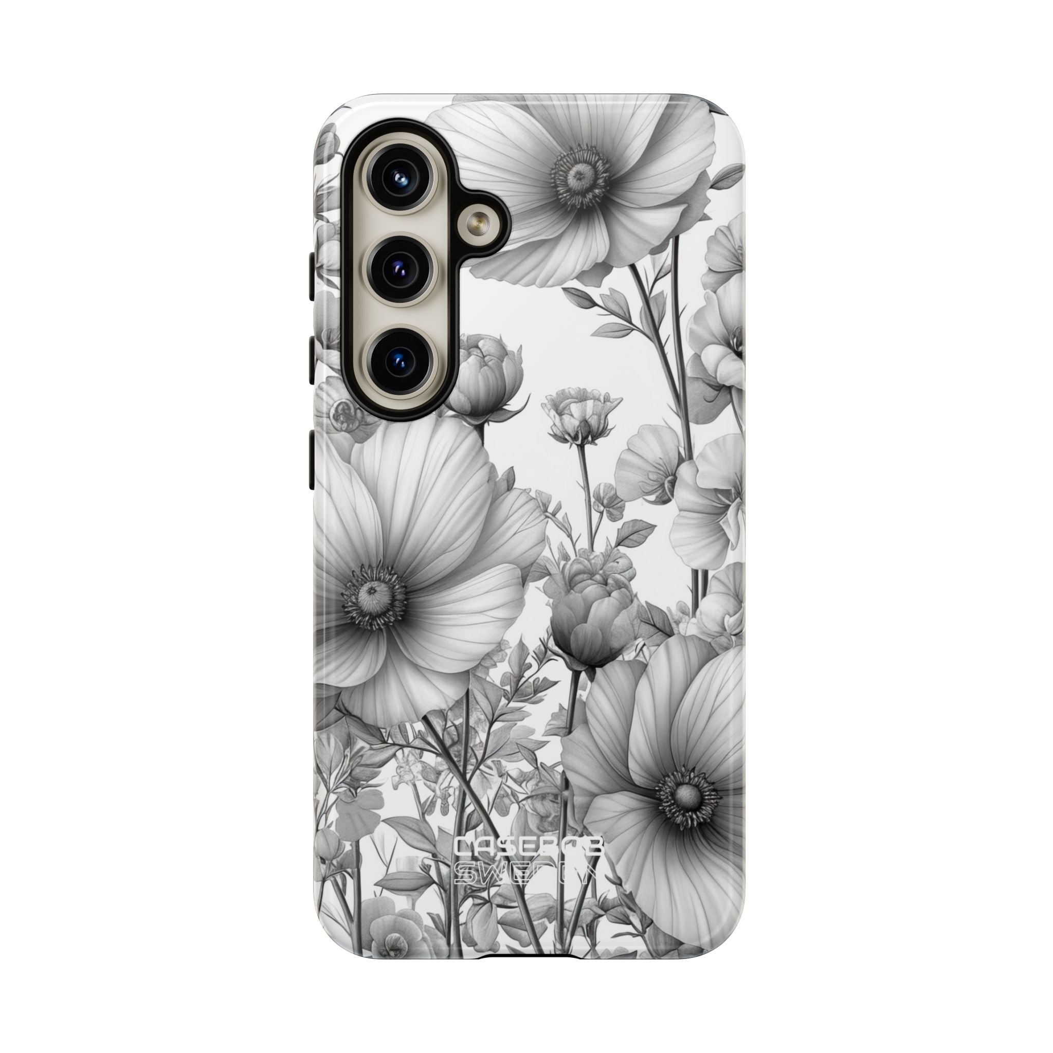Vintage Floral Etching Samsung S24 - Tough