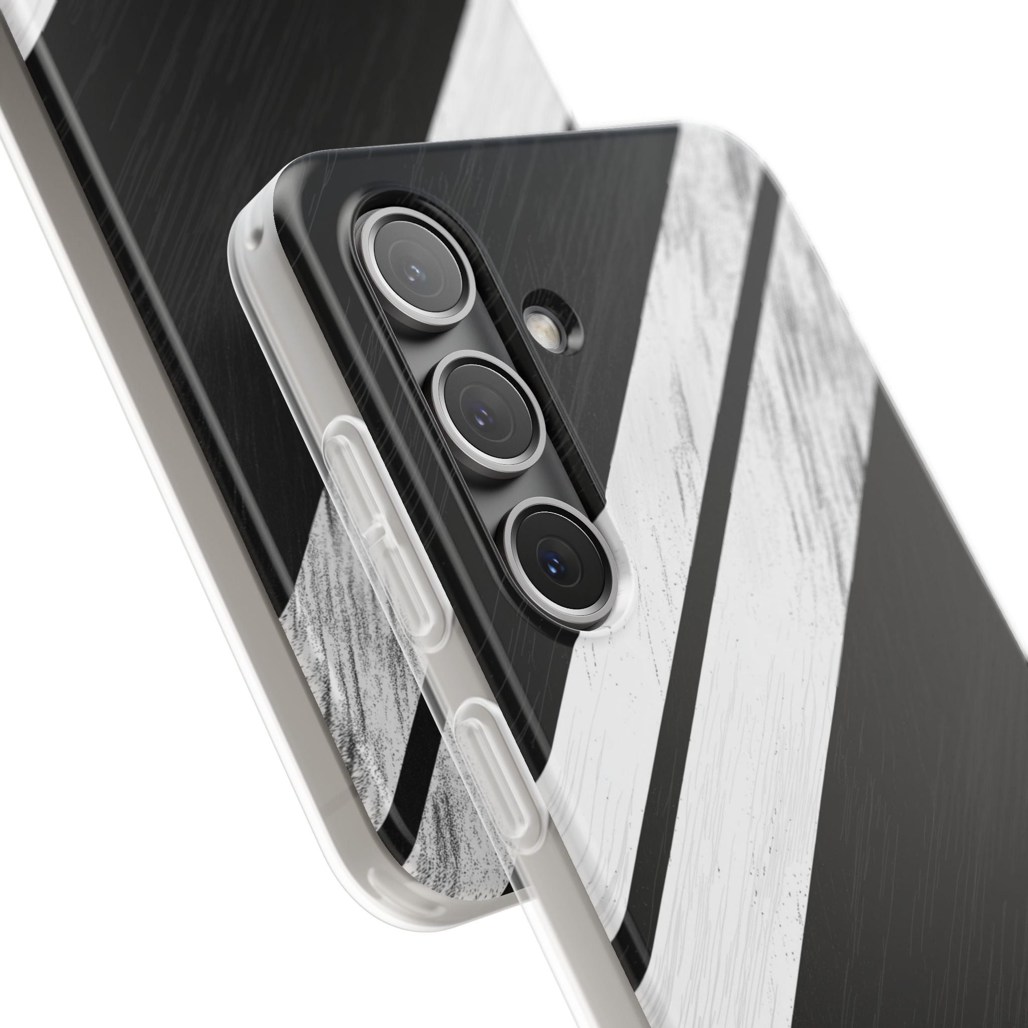 Distressed Stripe Motion Samsung S24 Case - Soft