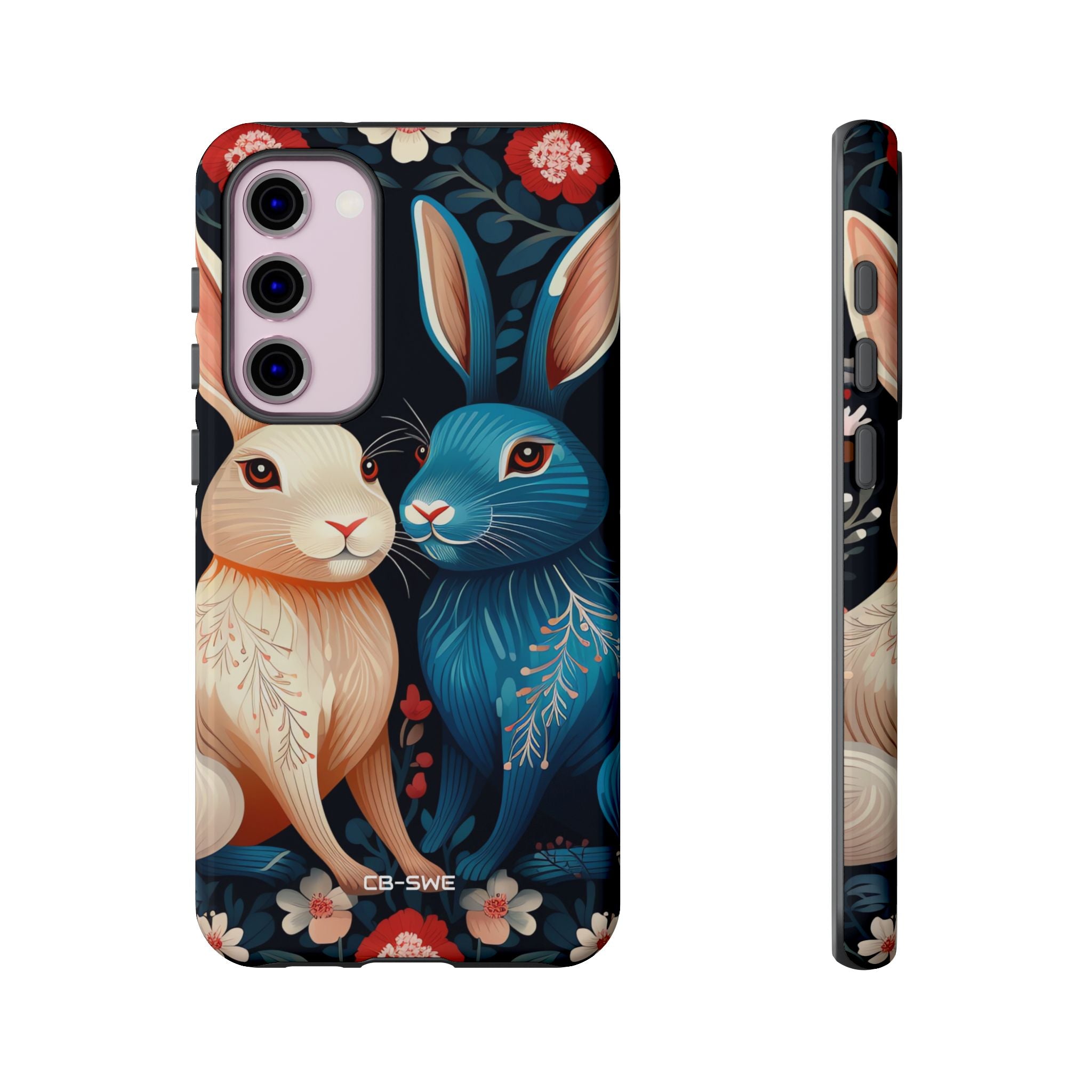 Rabbits Embrace Blossoms - Samsung Case