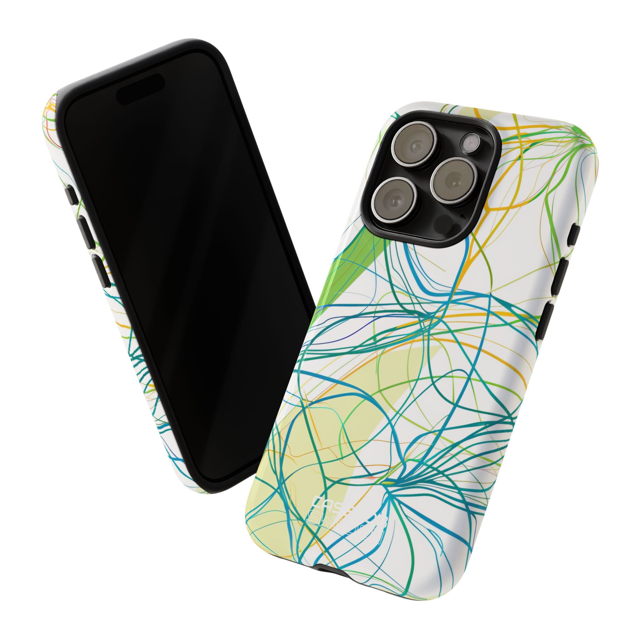 Correnti del fiume che si attorcigliano iPhone 15 - Tough