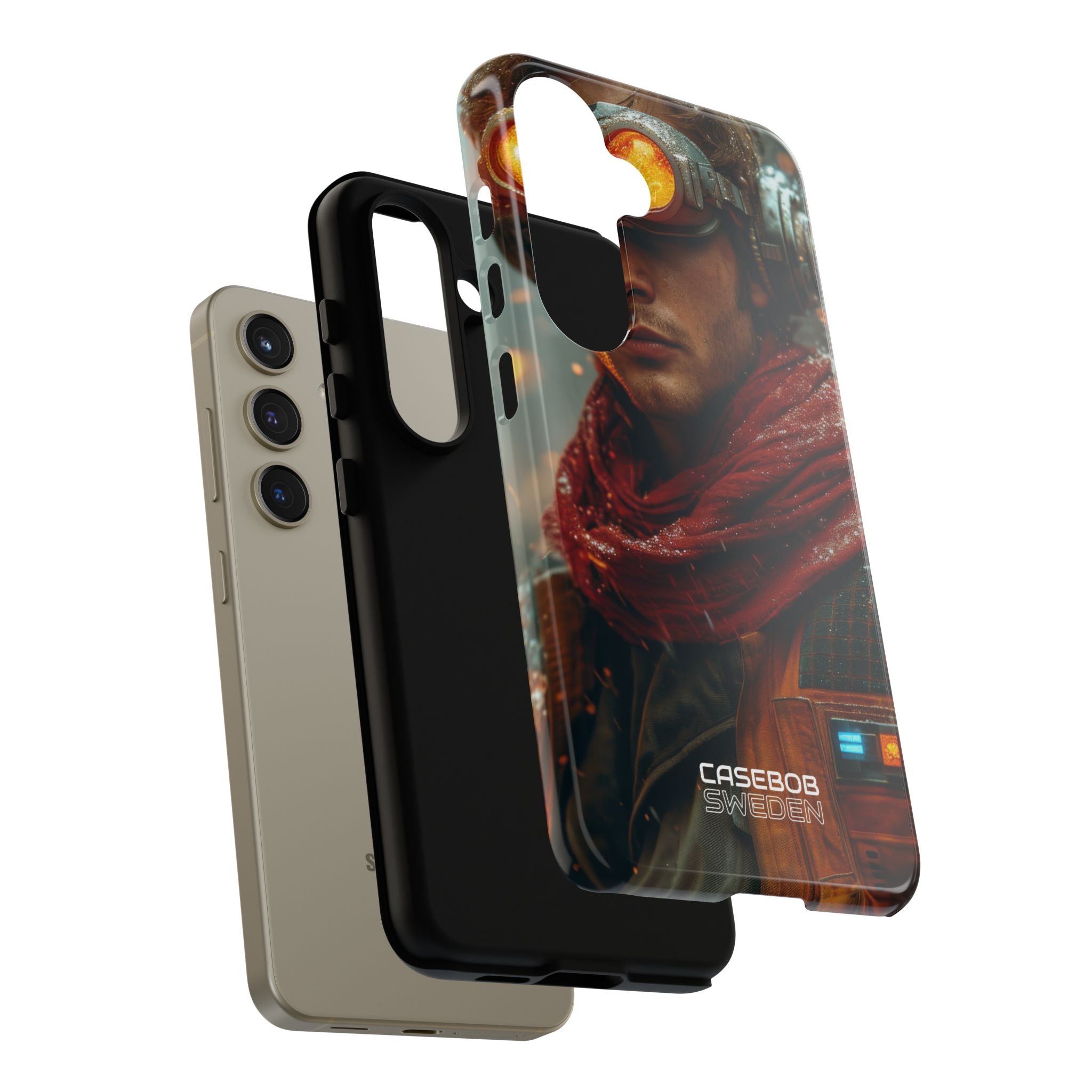 Futuristic Steampunk Explorer Samsung S24 - Tough