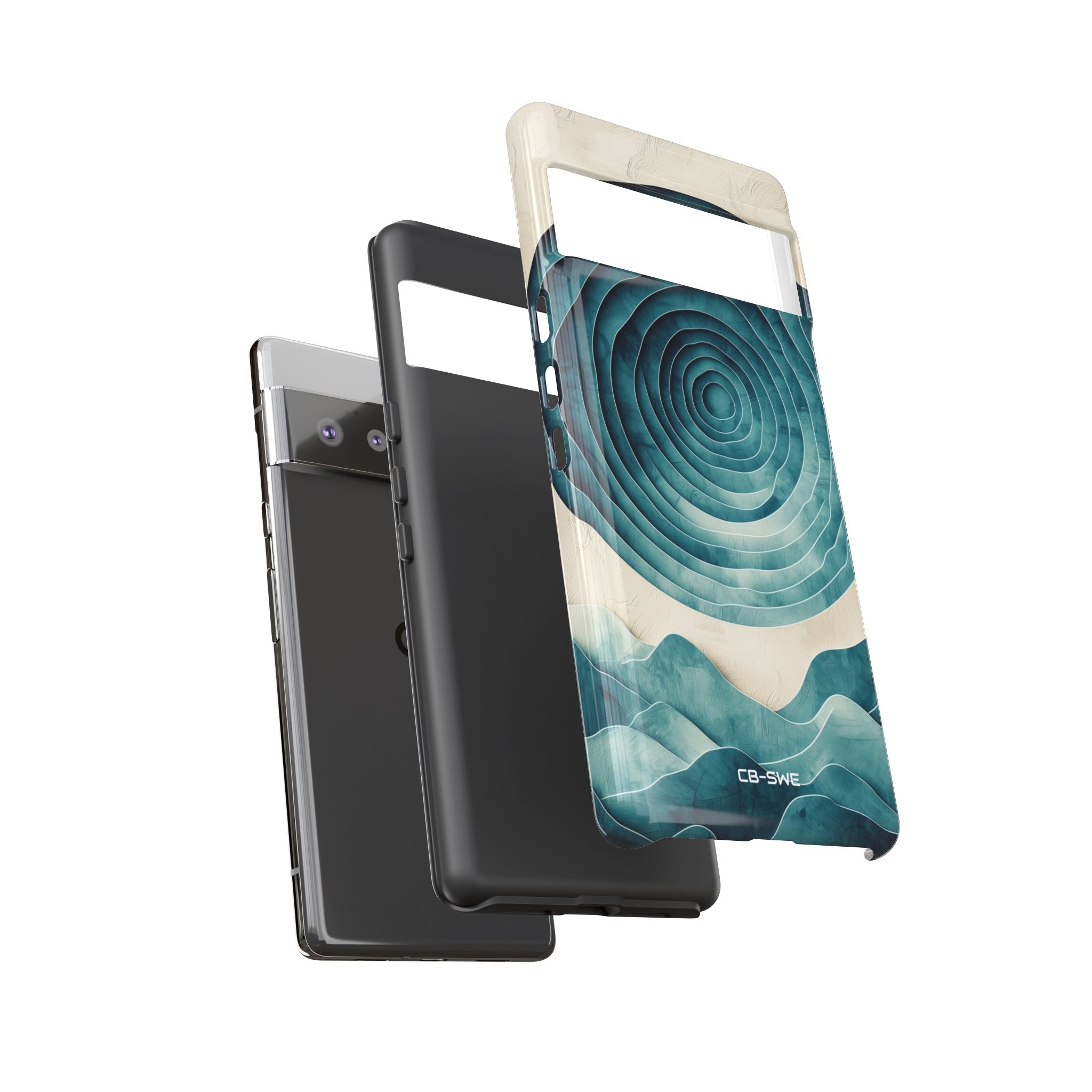 Waves Embrace Circles - Google Pixel Case