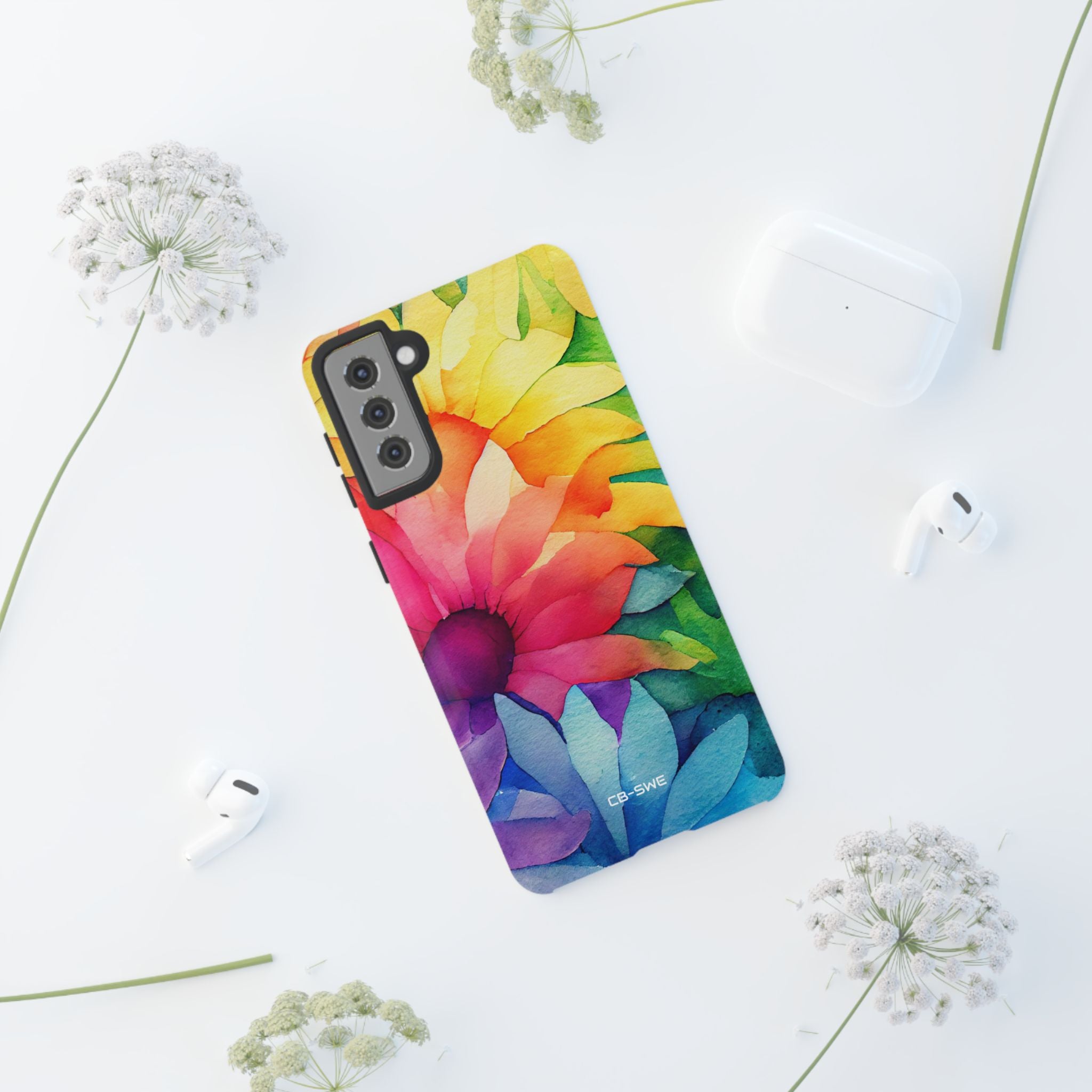 Vibrant Floral Symphony - Samsung Case