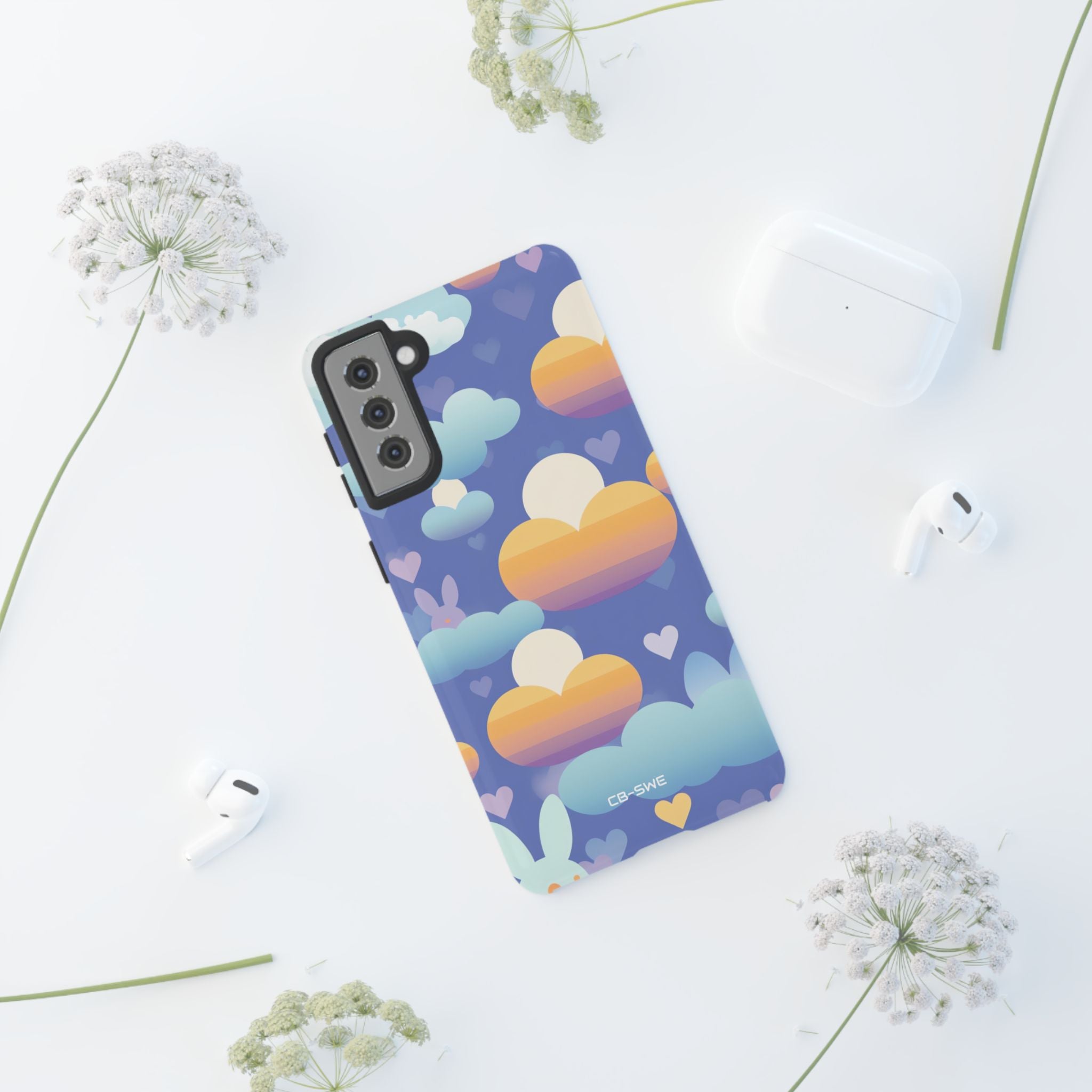 Bunnies Dance Among Clouds - Samsung Case