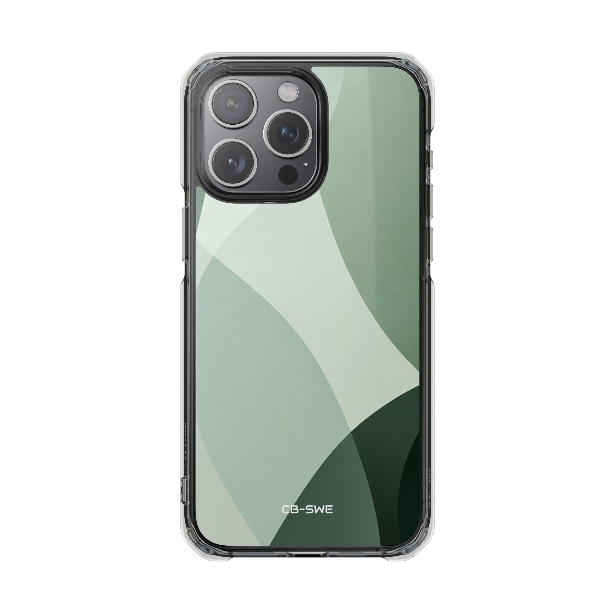 Flowing Green Harmony iPhone Case - Impact