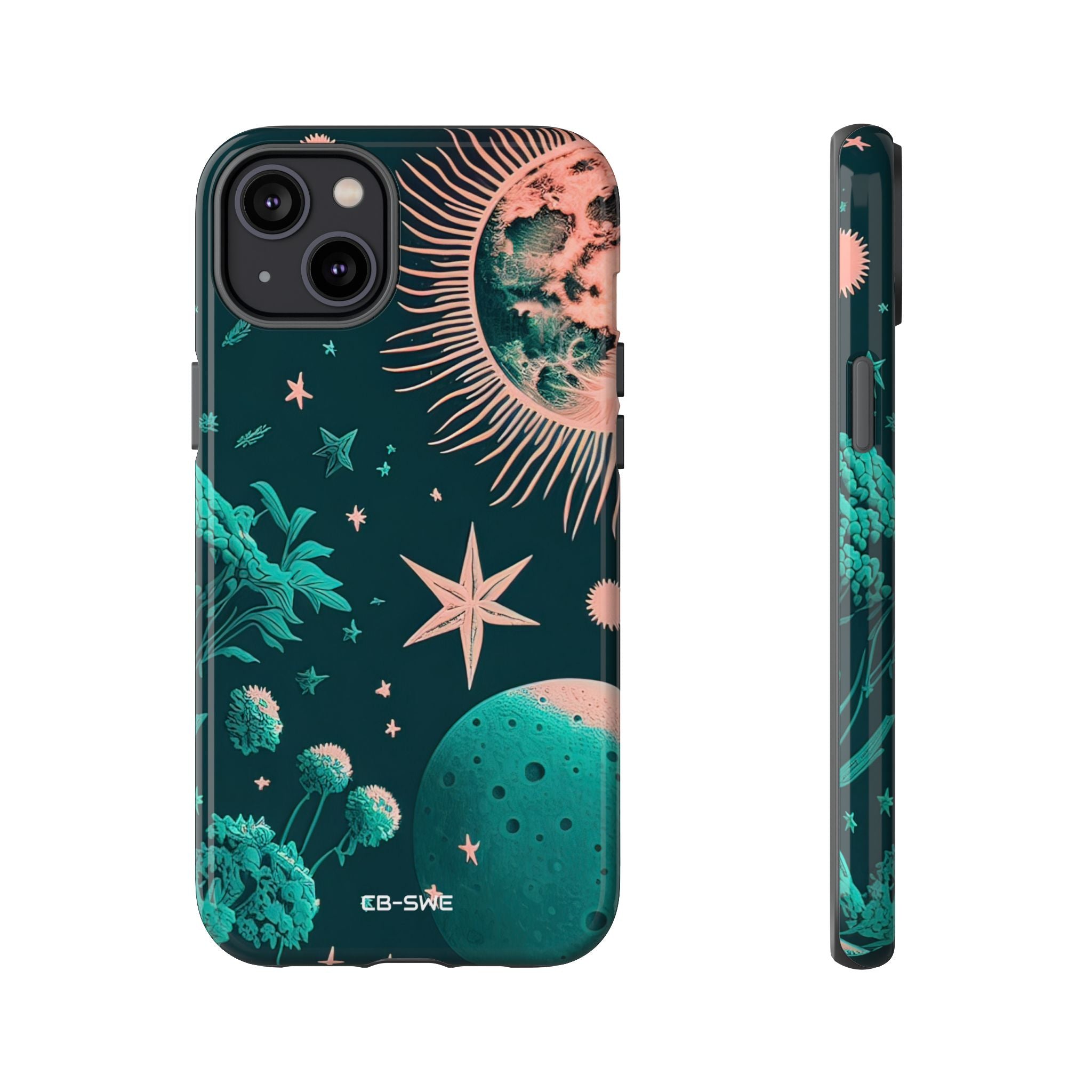 Celestial Botanical Night - iPhone Case