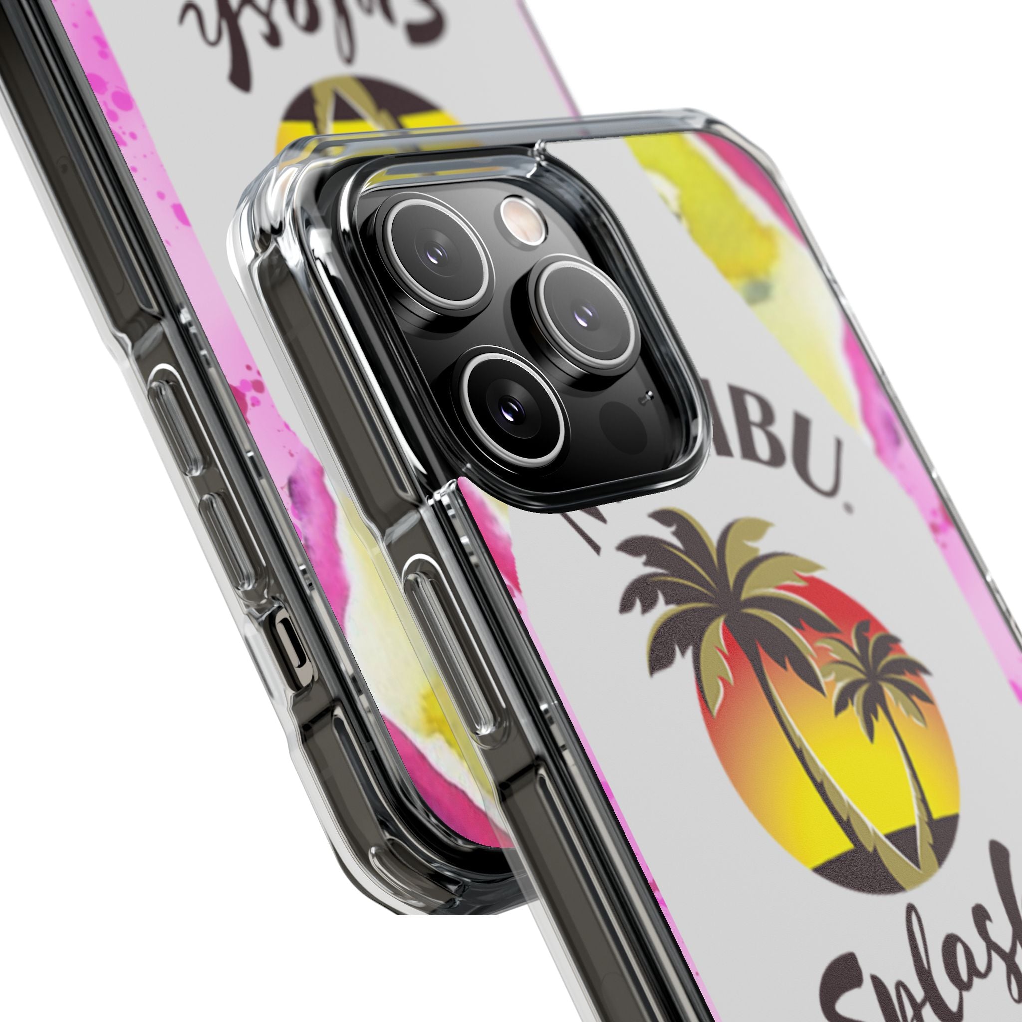 Tropical Sunset Splash iPhone Case - Impact