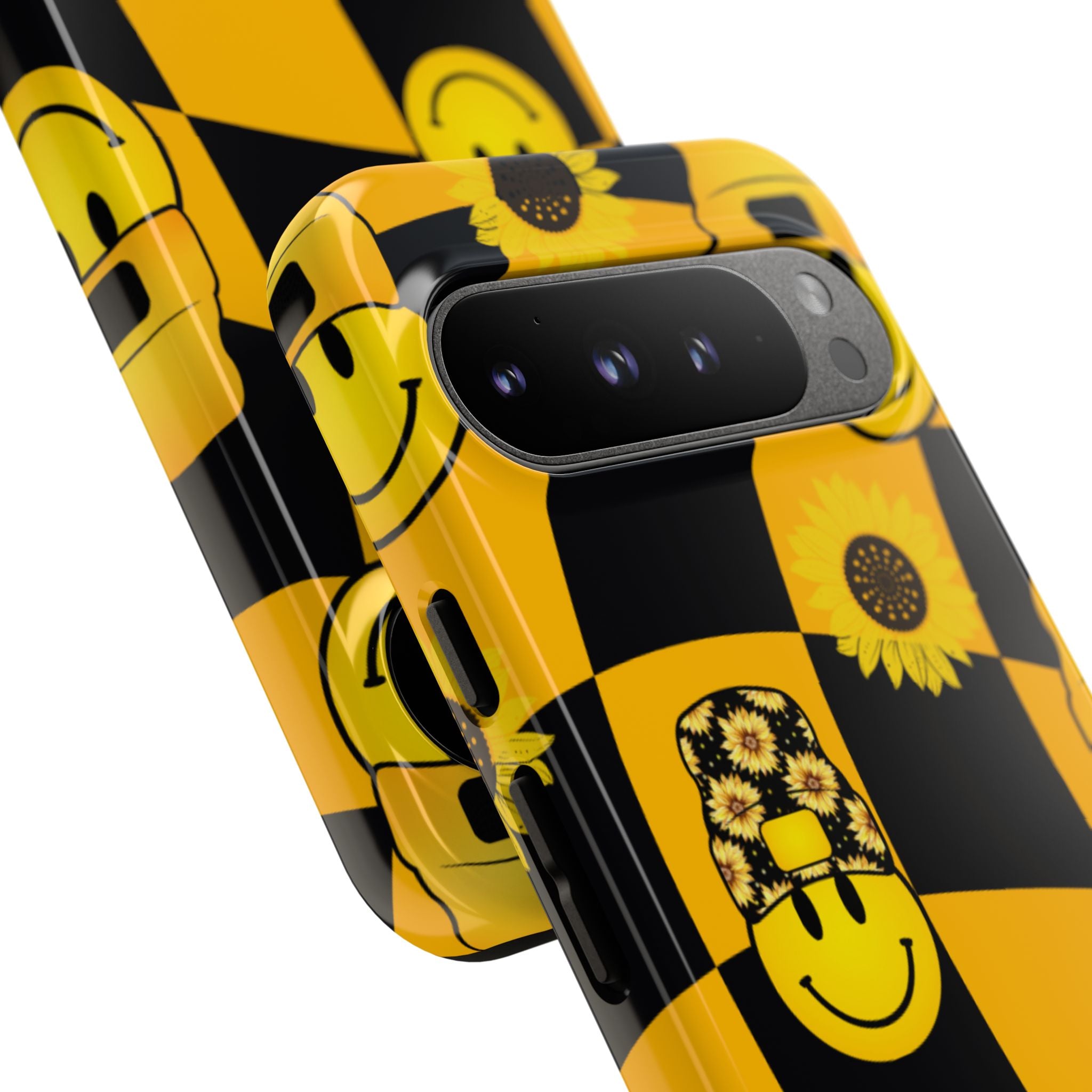 Joyful Checkered Smiles - Google Pixel Case