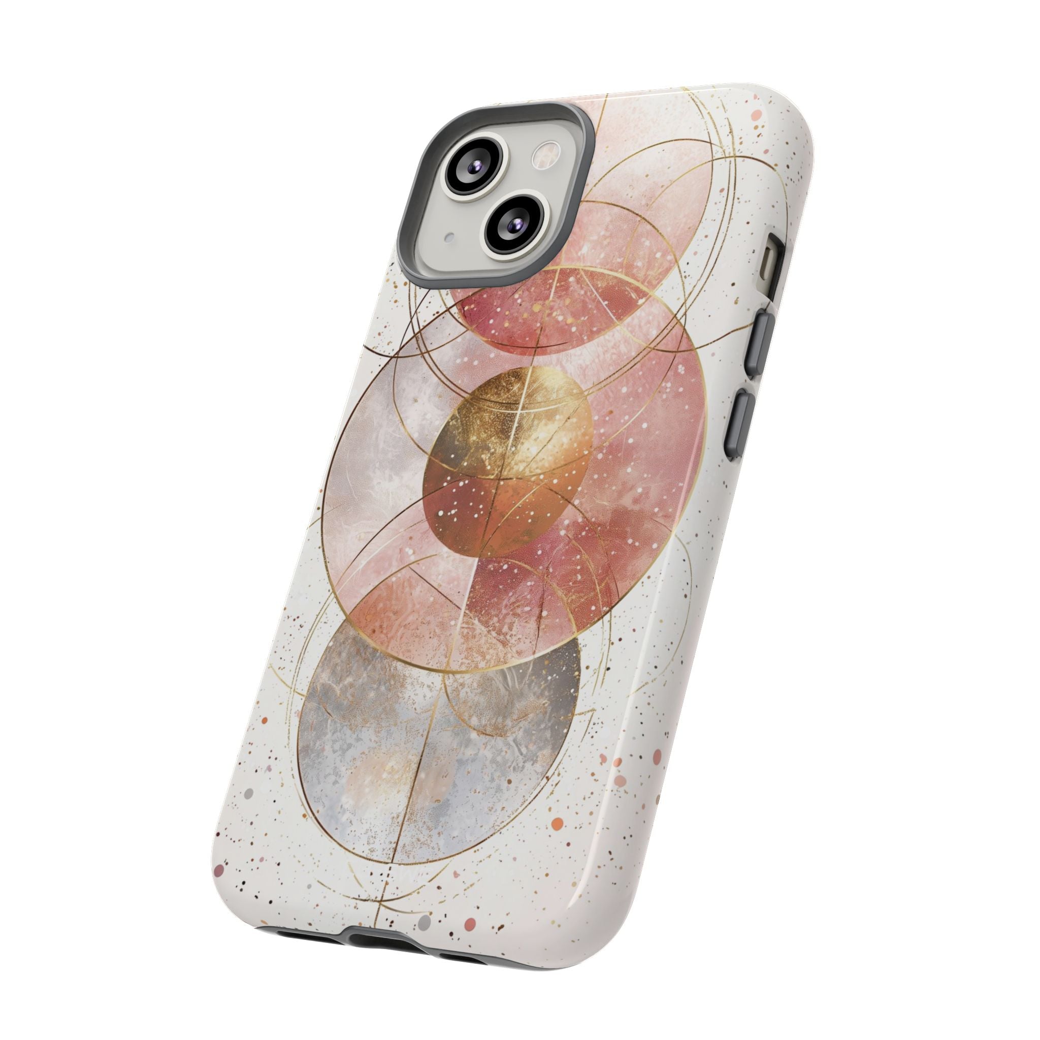Circle Envelops Light - iPhone Case