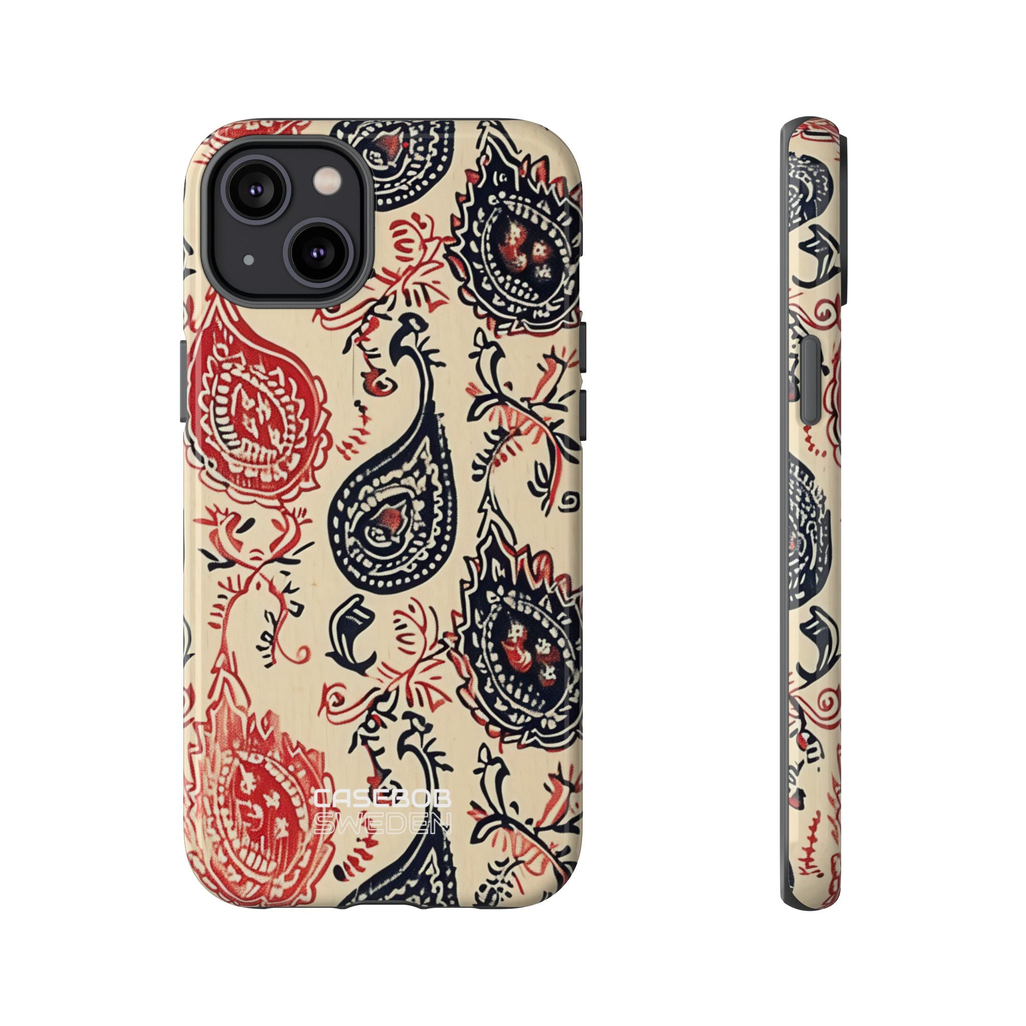 Tourbillon Paisley Marine iPhone 14 - Tough