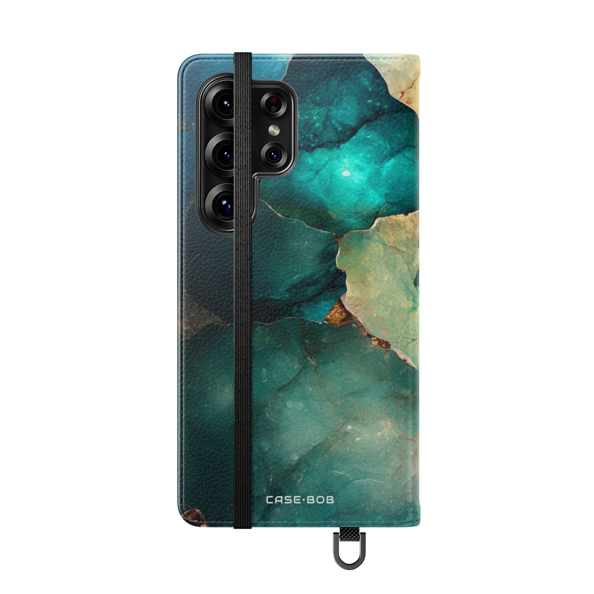 Fractured Gemstone Teal - Samsung S25 Ultra Case - Wallet