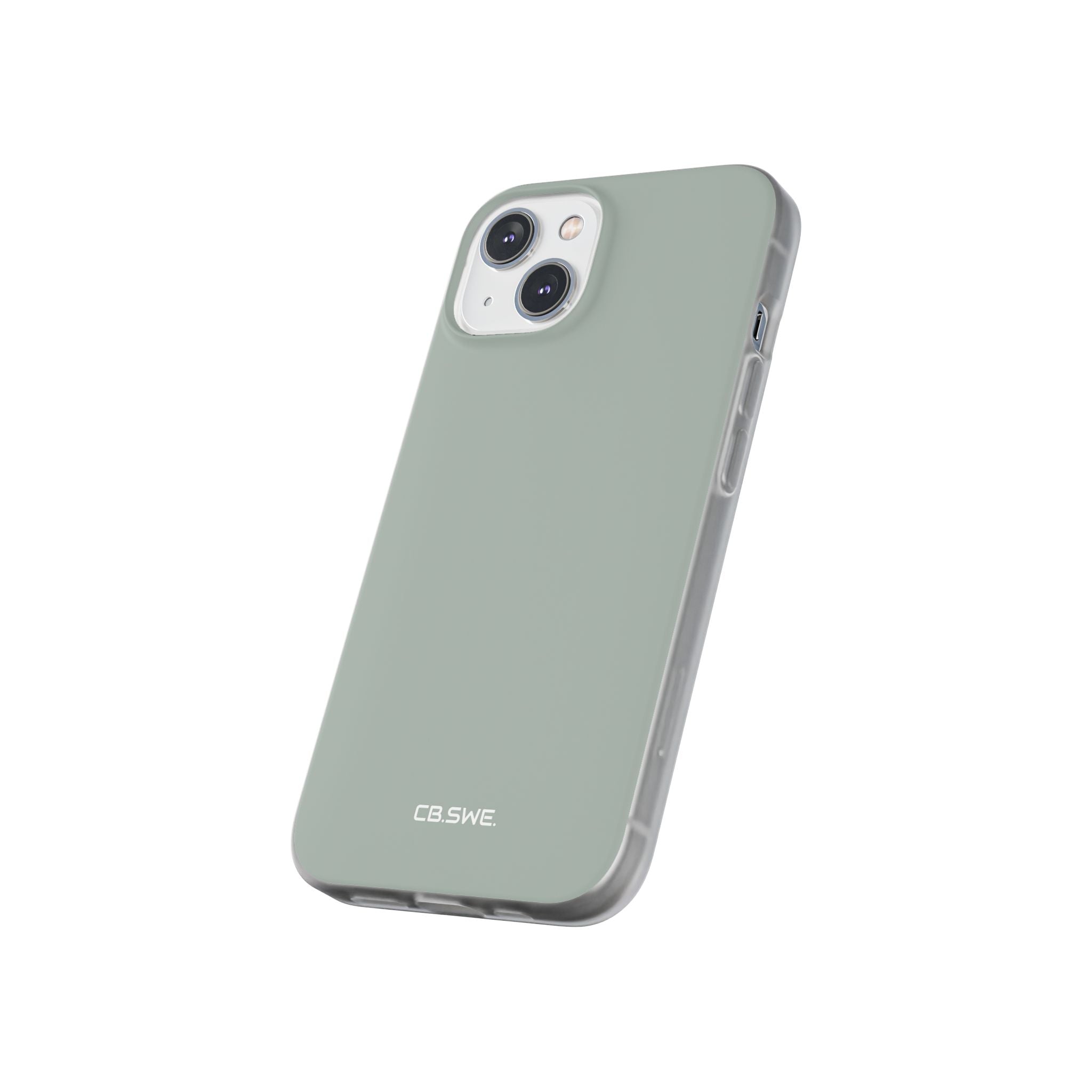Aschgraue iPhone-Hülle – Flexi
