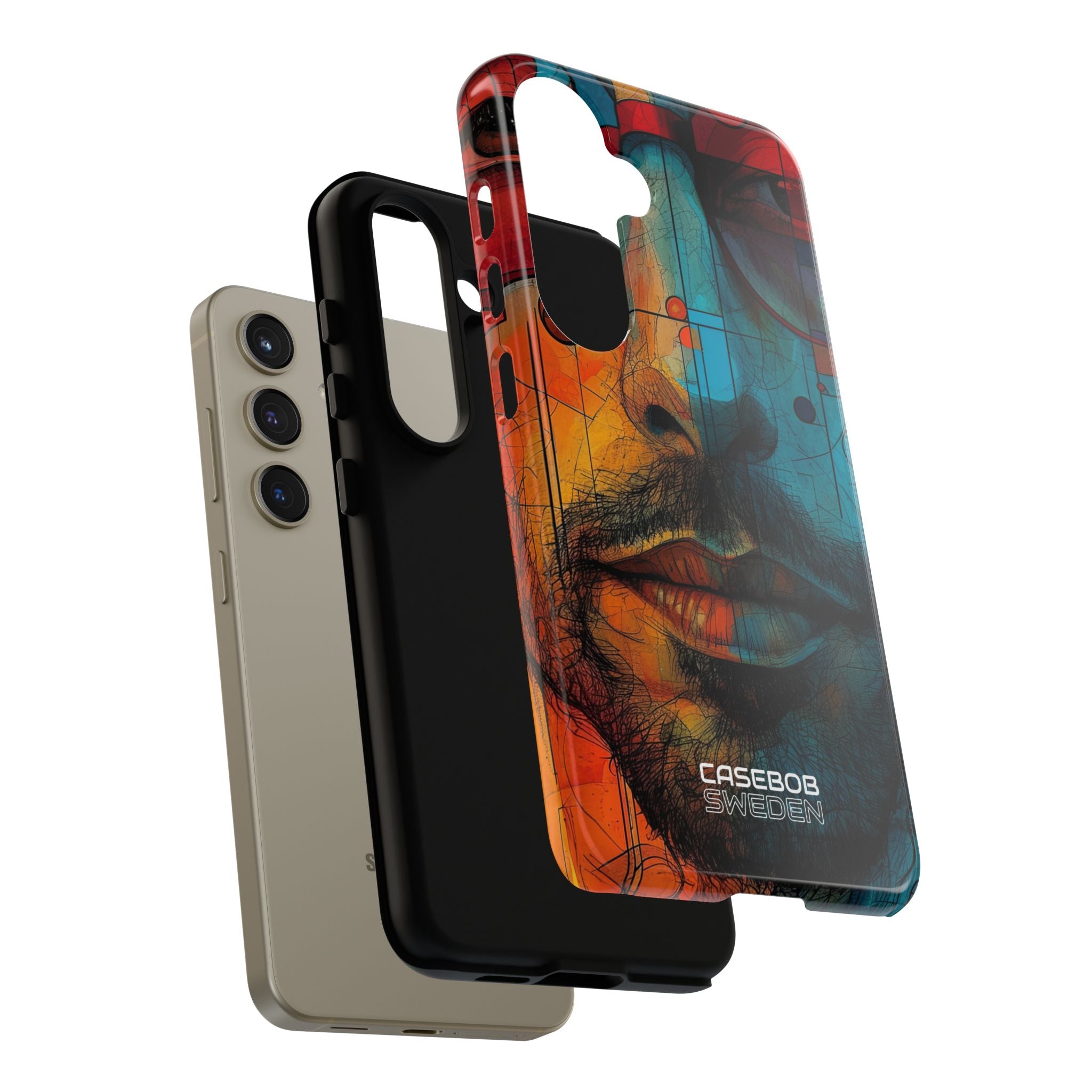 Volto con Occhiali Cubisti Samsung S24 - Tough