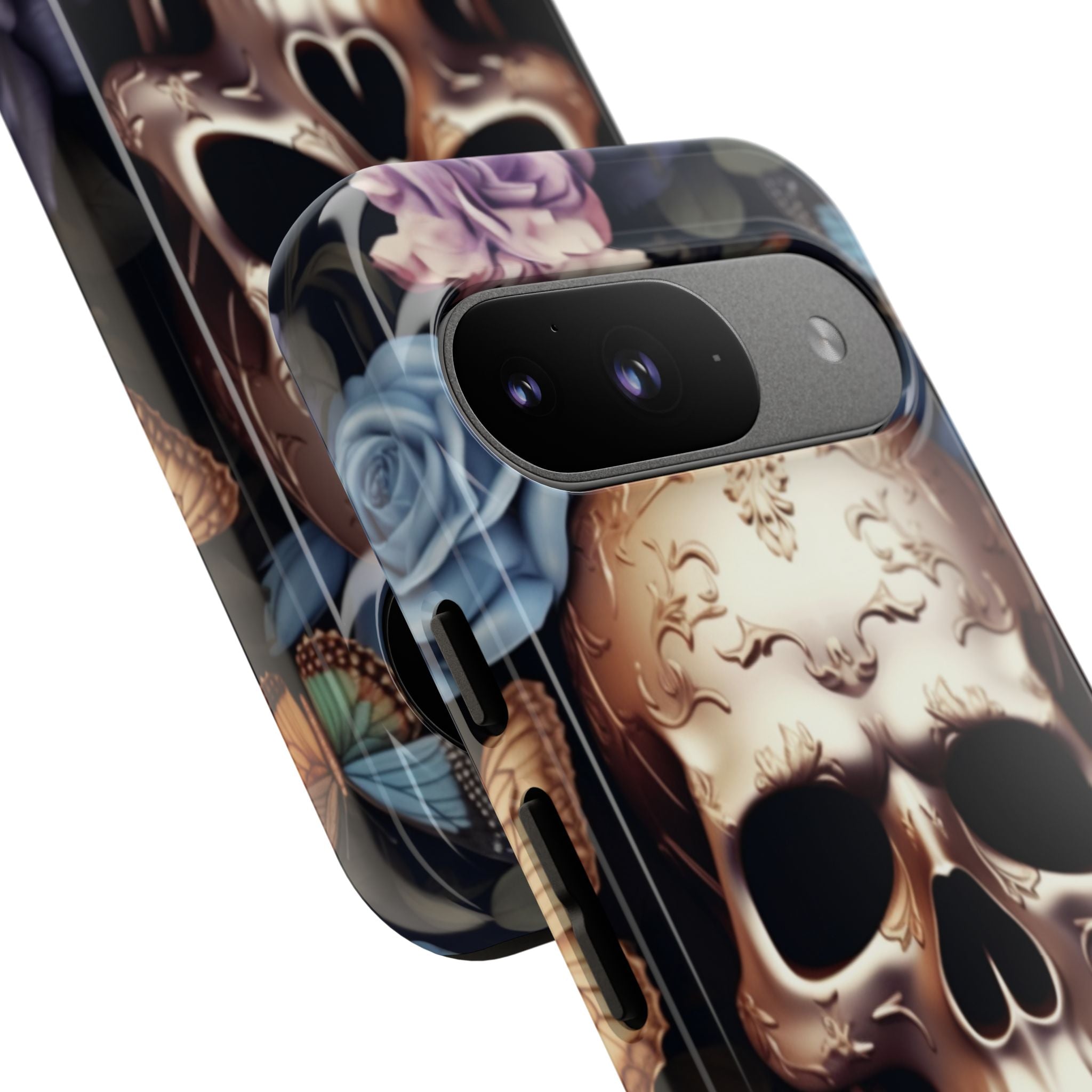 Skull Among Blossoms - Google Pixel Case