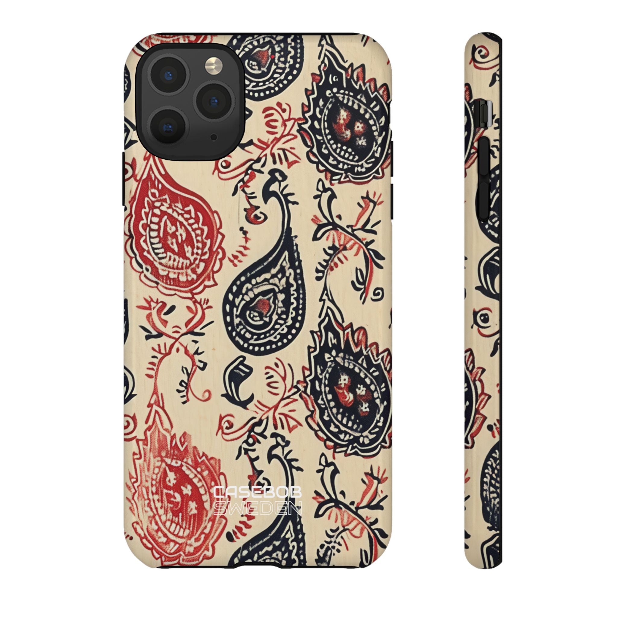 Navy Paisley Swirl iPhone 11 - Tough