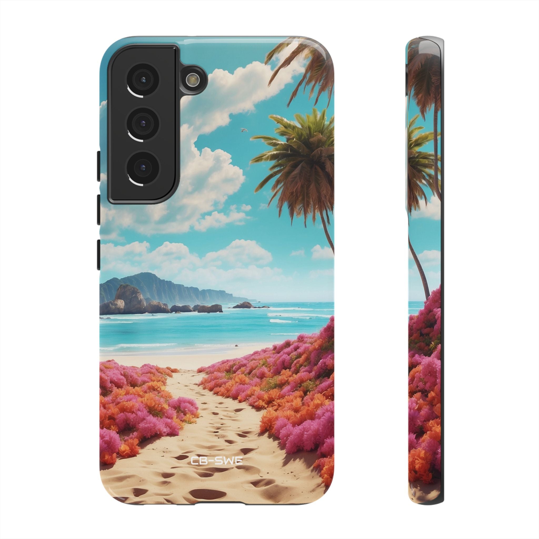 Tropical Flowers Frame - Samsung Case