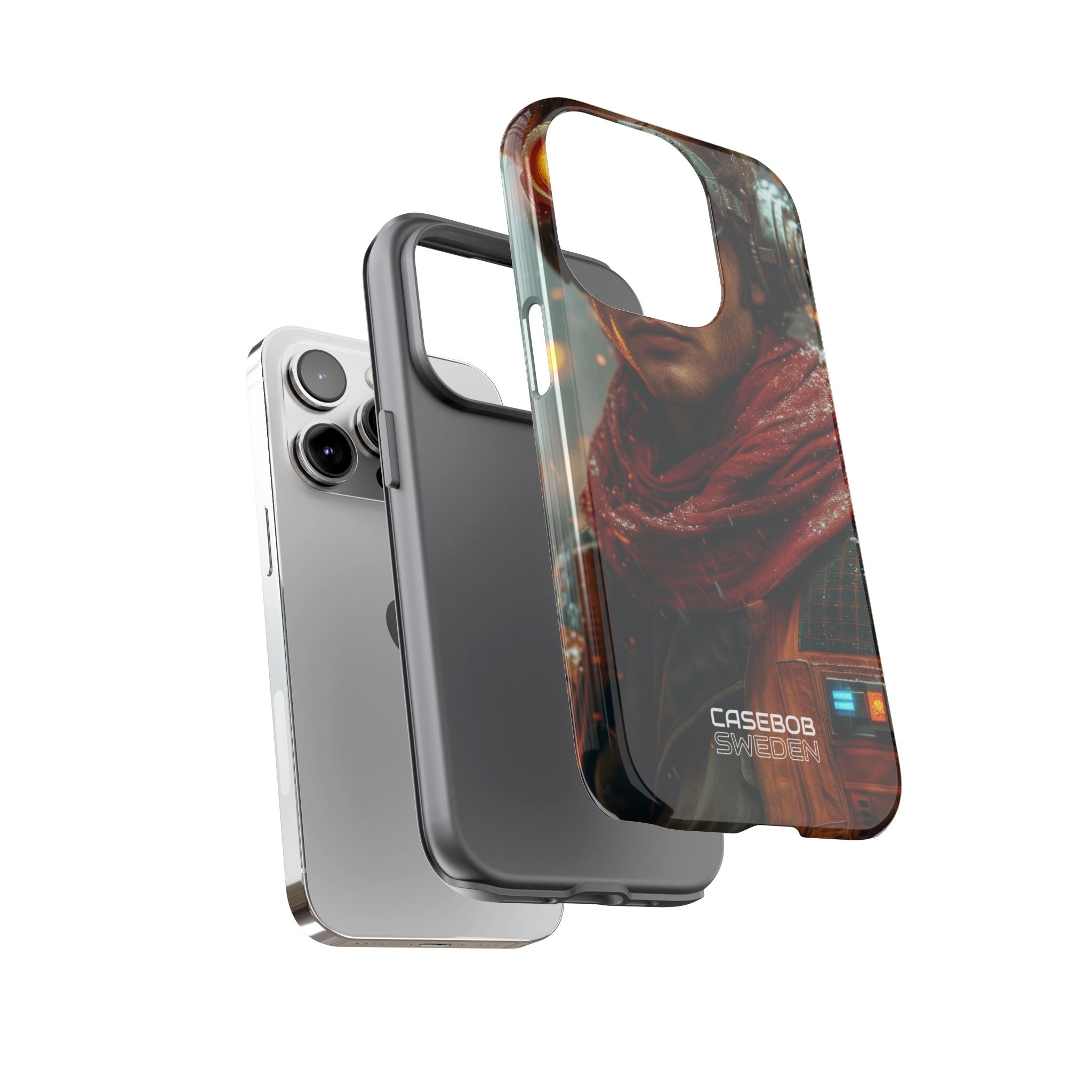 Futuristic Steampunk Explorer iPhone 14 - Tough