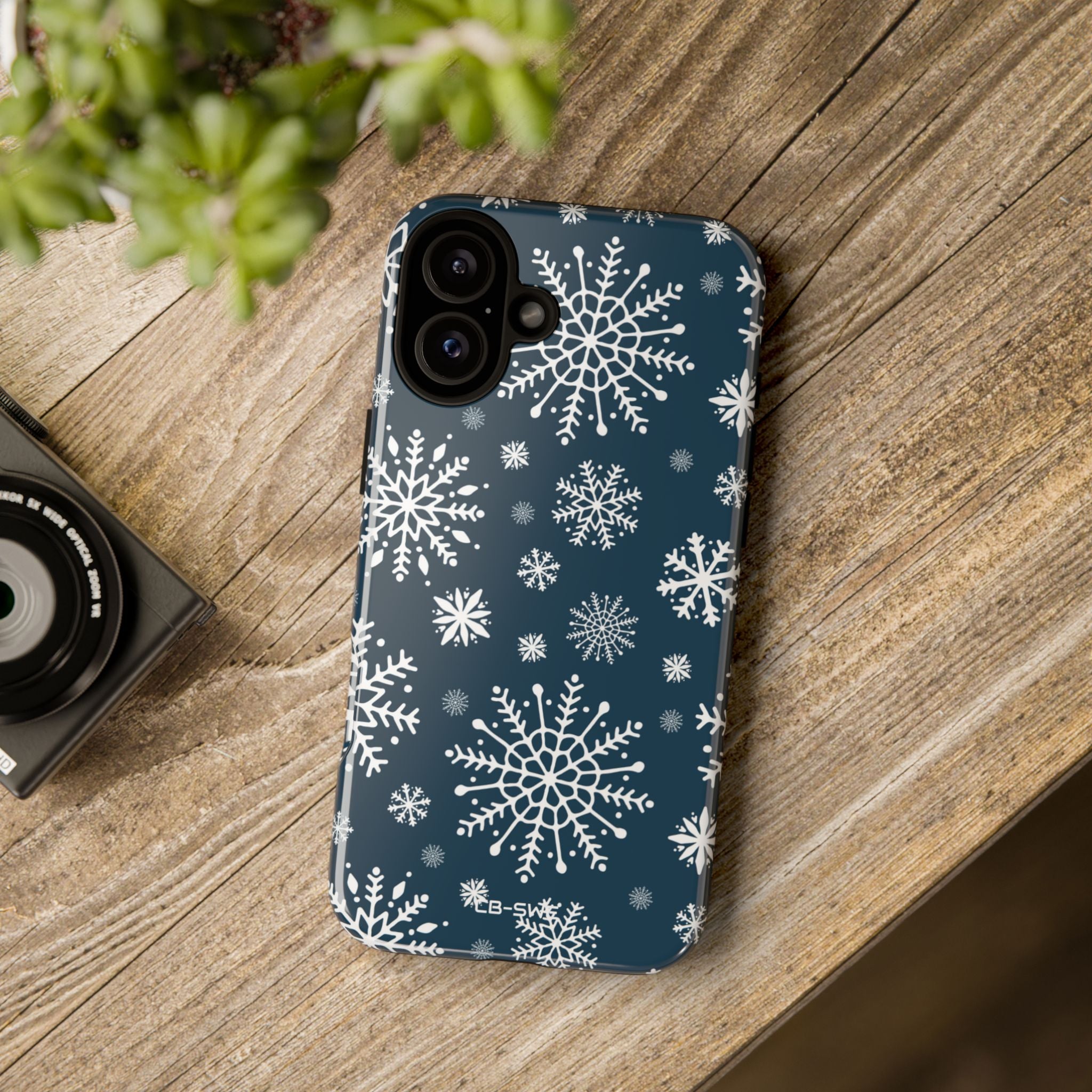 Snowflakes Dance Gracefully - iPhone Case