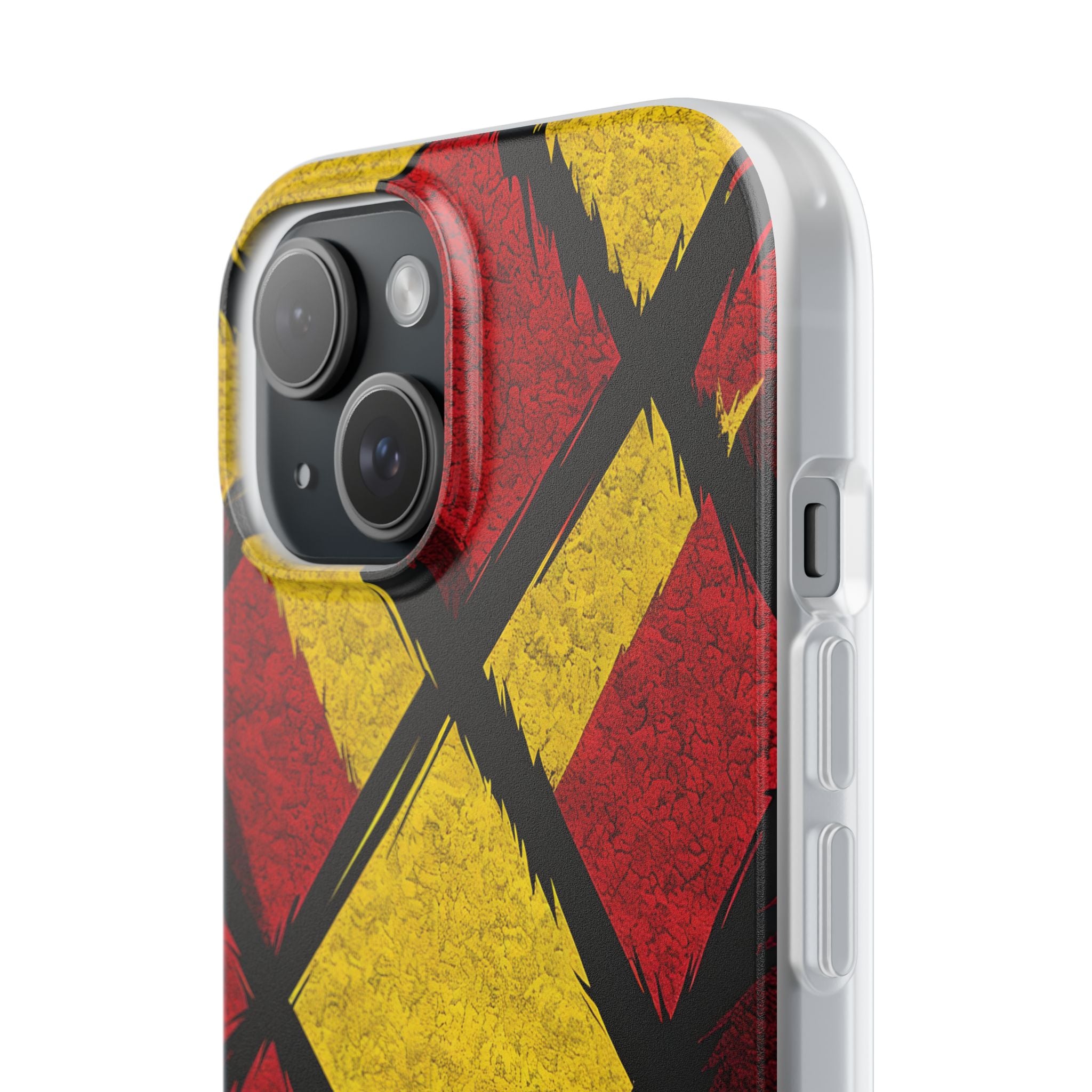 Vibrant Geometric Diamonds iPhone 15 - Soft Case