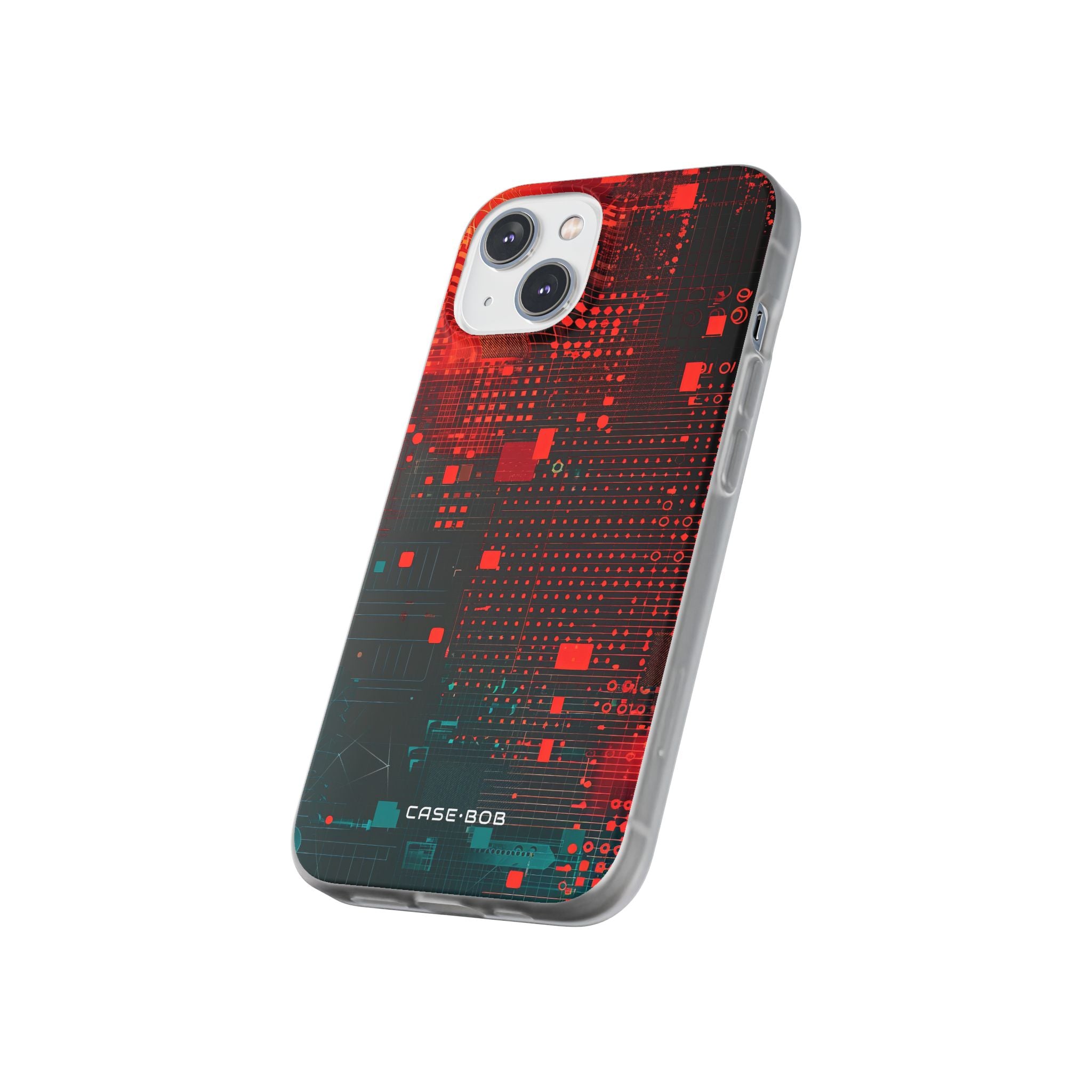 Grid Fusion iPhone 14 Case - Soft