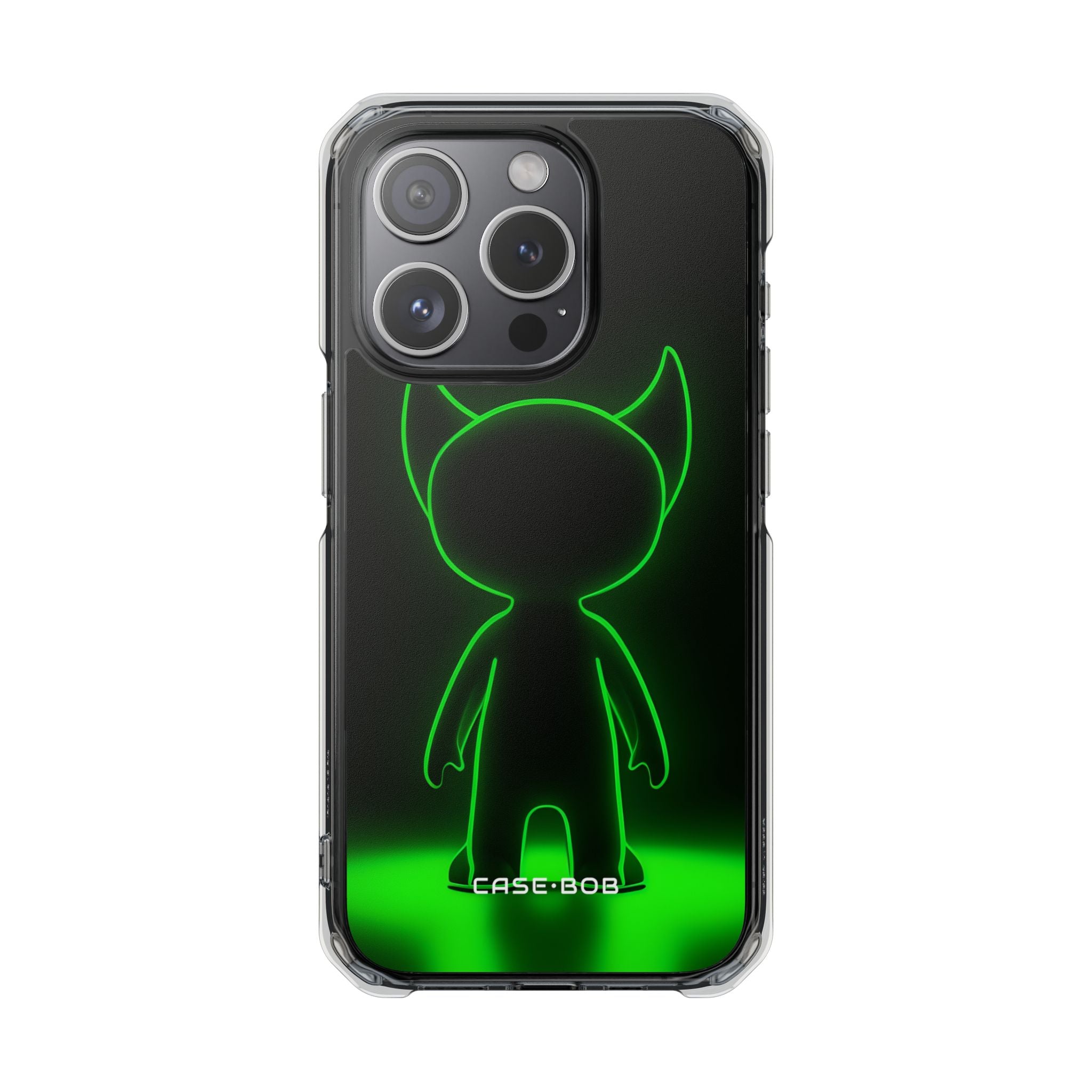 Neon Horned Glow iPhone 15 Pro Case - Impact