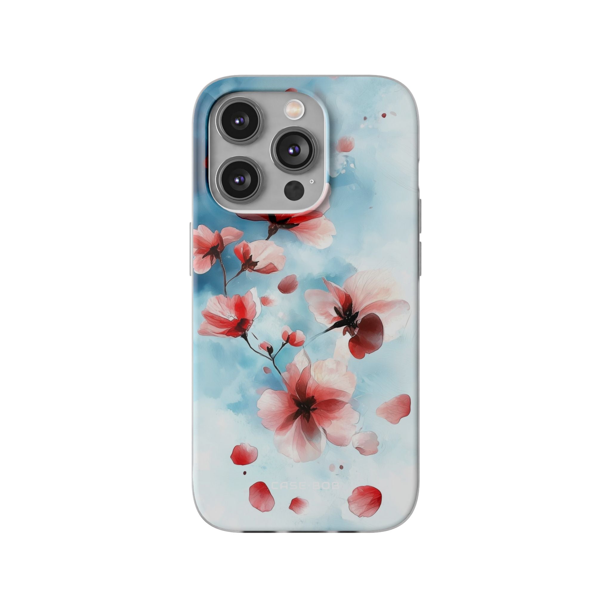 Pink Blossom Drift iPhone 14 Pro Case - Soft