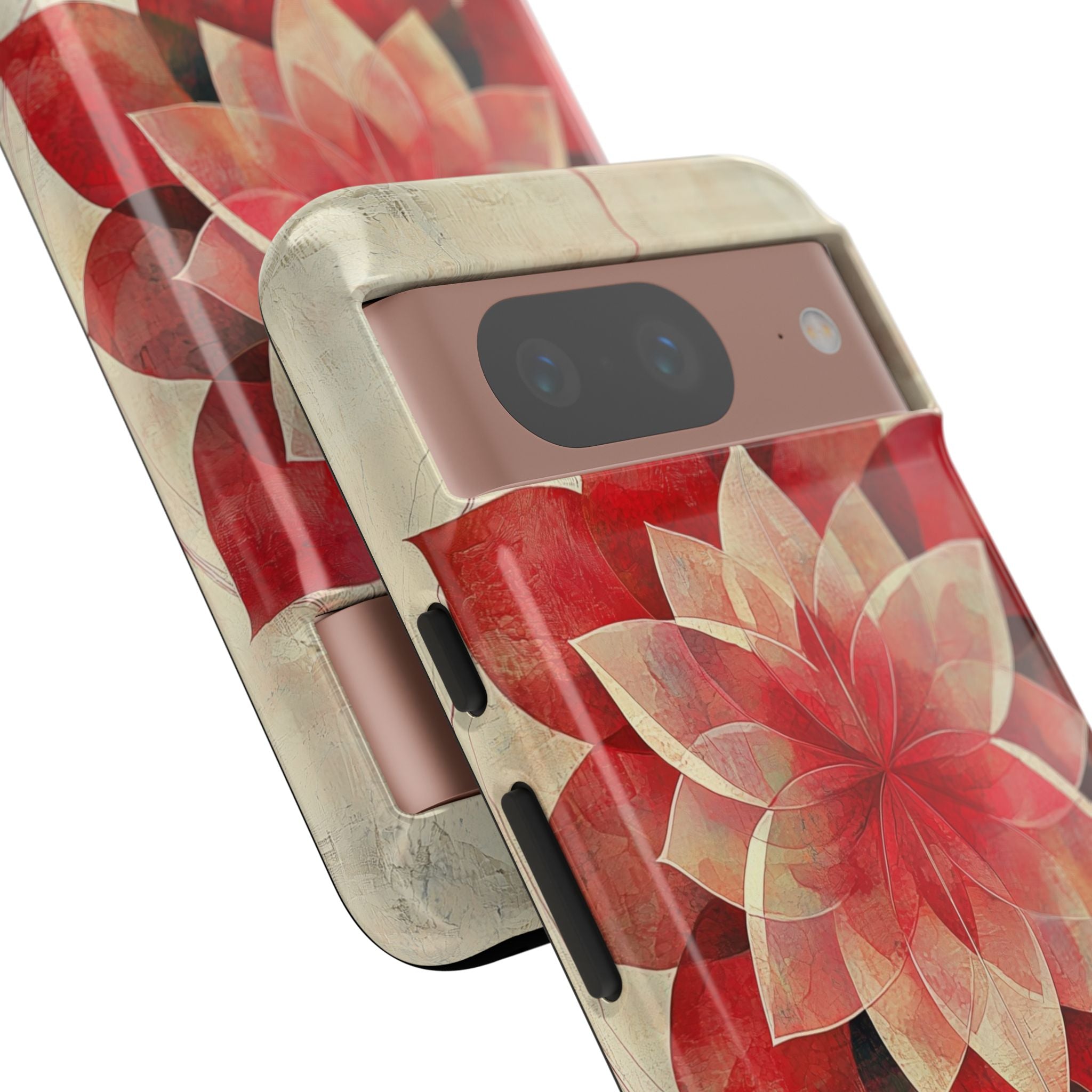 Crimson Bloom Google Pixel 8 Case - Tough