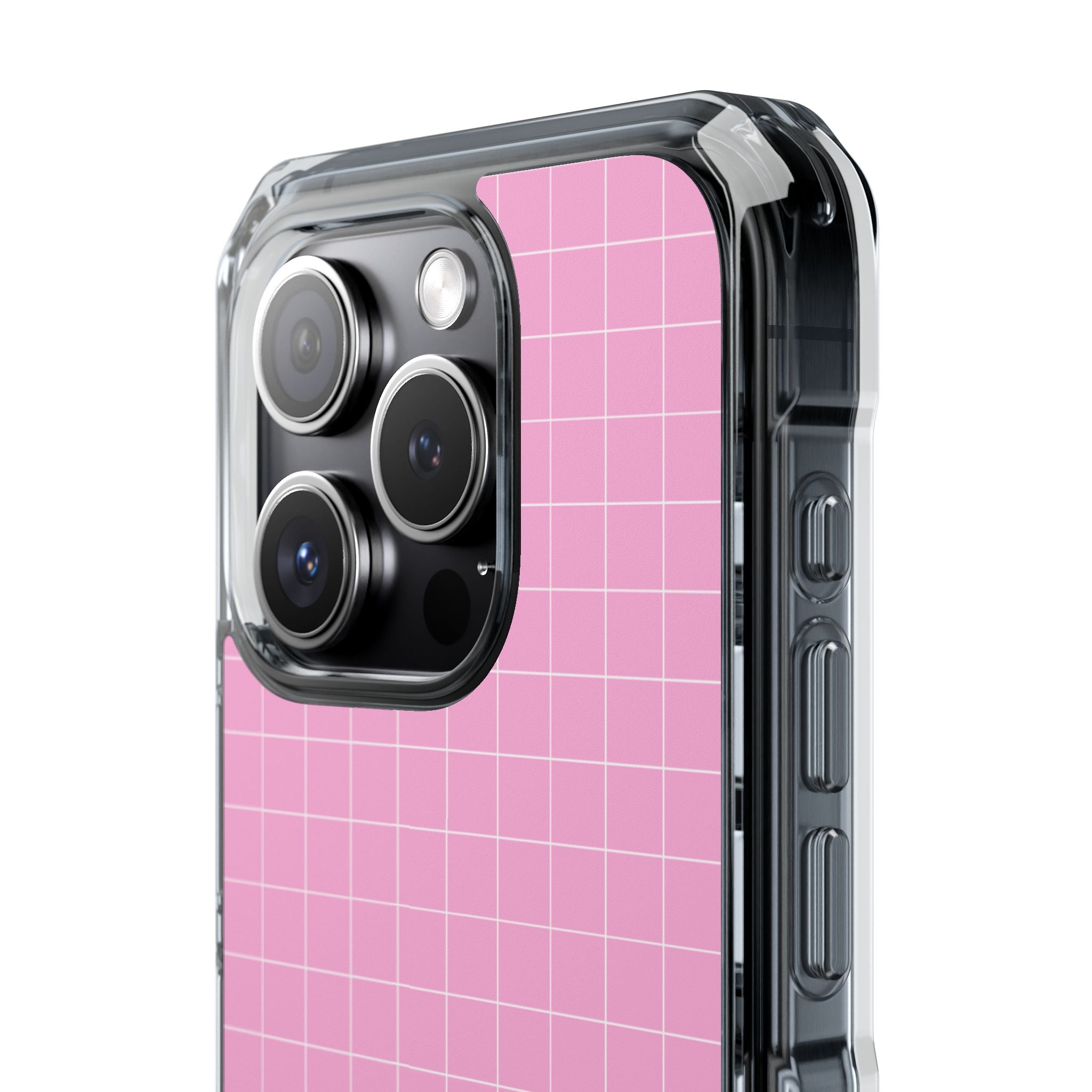 Pink Squares Align iPhone Case - Impact